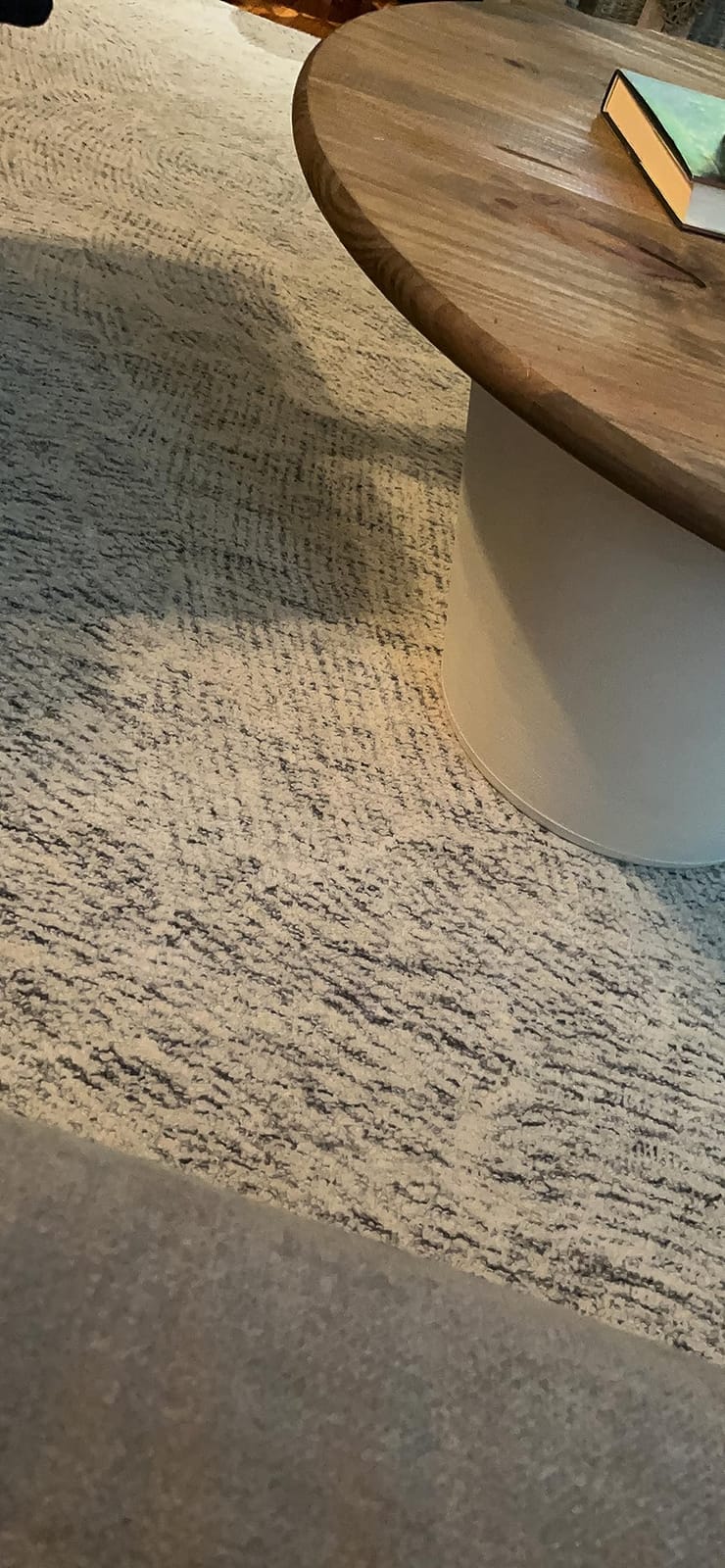 SAFAVIEH Metro Collection 8' x 10' Dark Grey/Ivory MET999H Handmade Premium Wool Living Room Dining Bedroom Area Rug customer photo 2