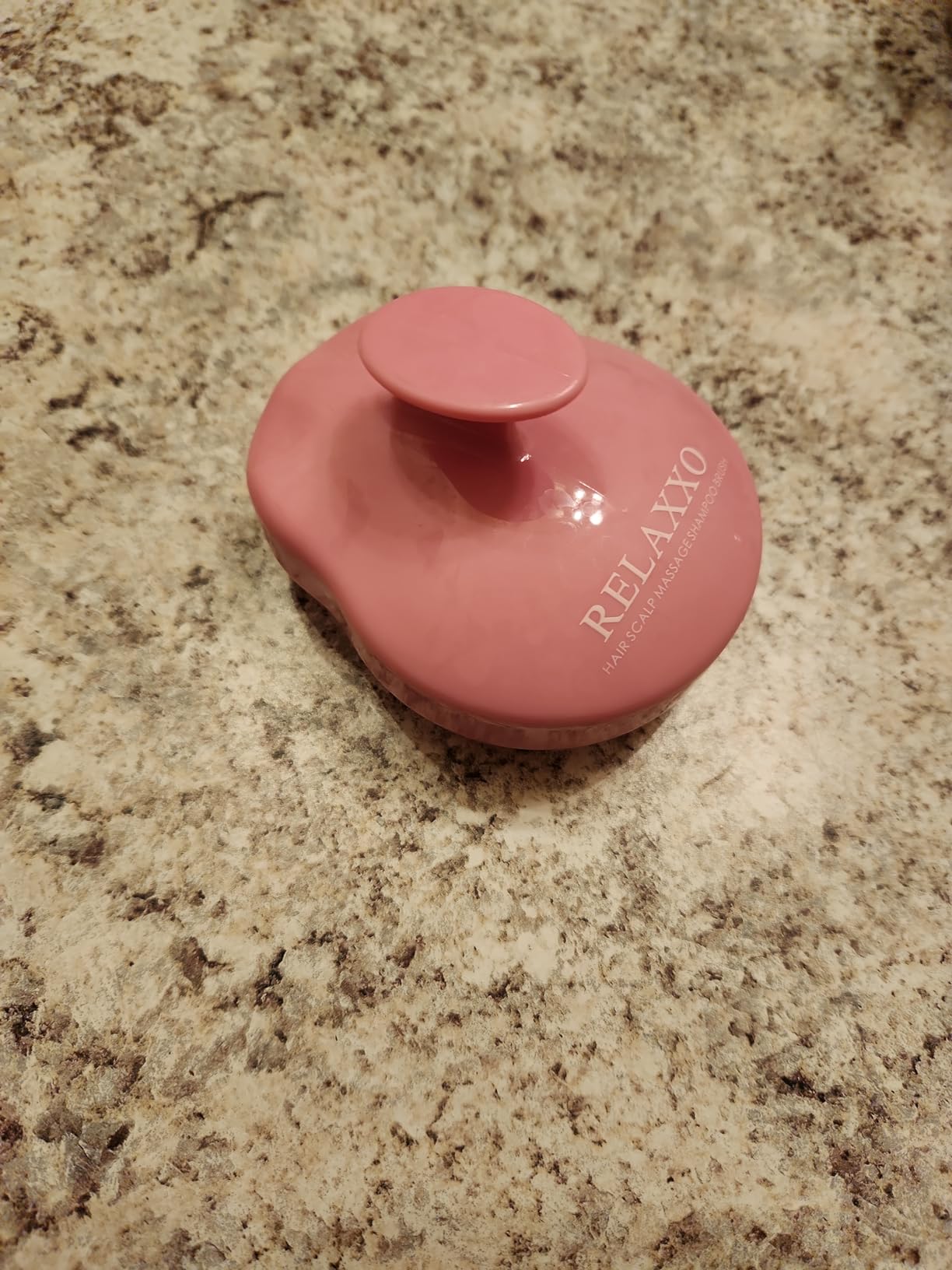 RELAXXO Scalp Massager Hair Growth - Exfoliator & Hair Scrubber for Scalp, Soft Bristles for Dandruff & Soothing Comfort, Shampoo Brush, Wet & Dry Use, Pink customer photo 2