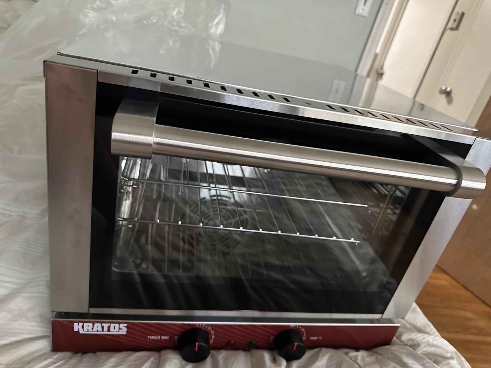 Kratos Commercial Oven, Quarter Size Electric Countertop Convection Oven | Holds Three Quarter Size Sheet Pans, 120V (29M-001) customer photo 1