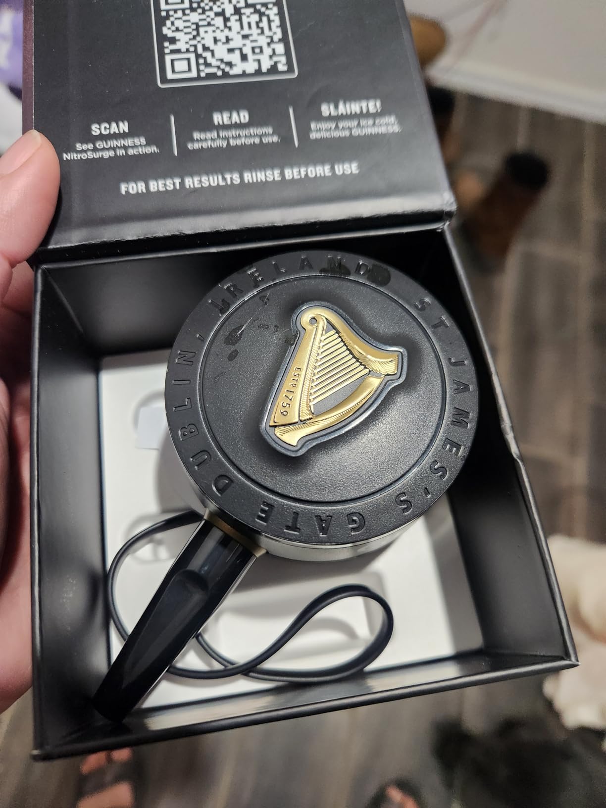 Guinness Draught Nitrosurge Device, Stout Beer, Perfect Pub Pour at Home customer photo 1