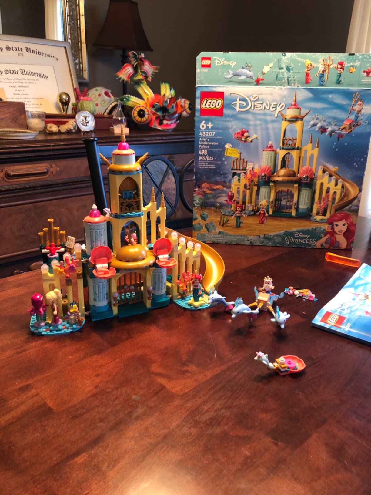 LEGO Disney Princess Ariel's Underwater Palace Building Toy 43207 customer photo 1