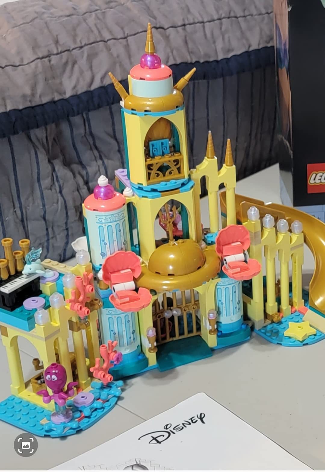 LEGO Disney Princess Ariel's Underwater Palace Building Toy 43207 customer photo 2