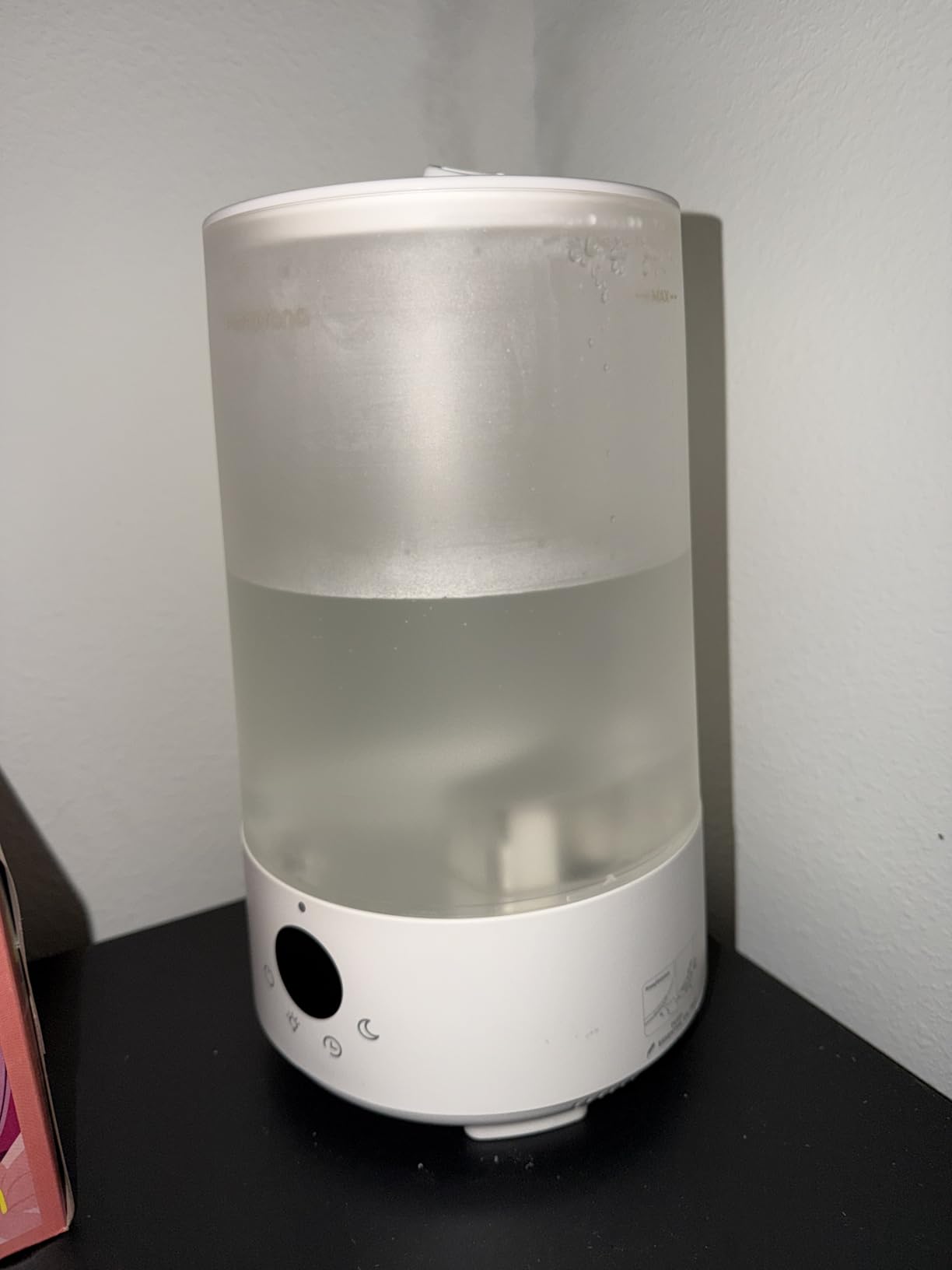 Homvana 3.6L Top-Fill Cool Mist Humidifiers for Bedroom, Large Room(Grey) | 23dB Quiet, Easy-to-Clean 2-in-1 Baby Humidifier & Oil Diffuser for Congestion Relief, Last for 4 Night (Grey) customer photo 1
