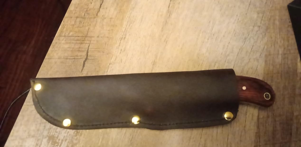 Black Sierra Skinner DIY Knife Making Kit - Stainless Steel Hammered Finish Fixed Blade for Hunting, Fishing & Survival, Build Your Own Knife Crafting Kit, Outdoor Hobby Project customer photo 2