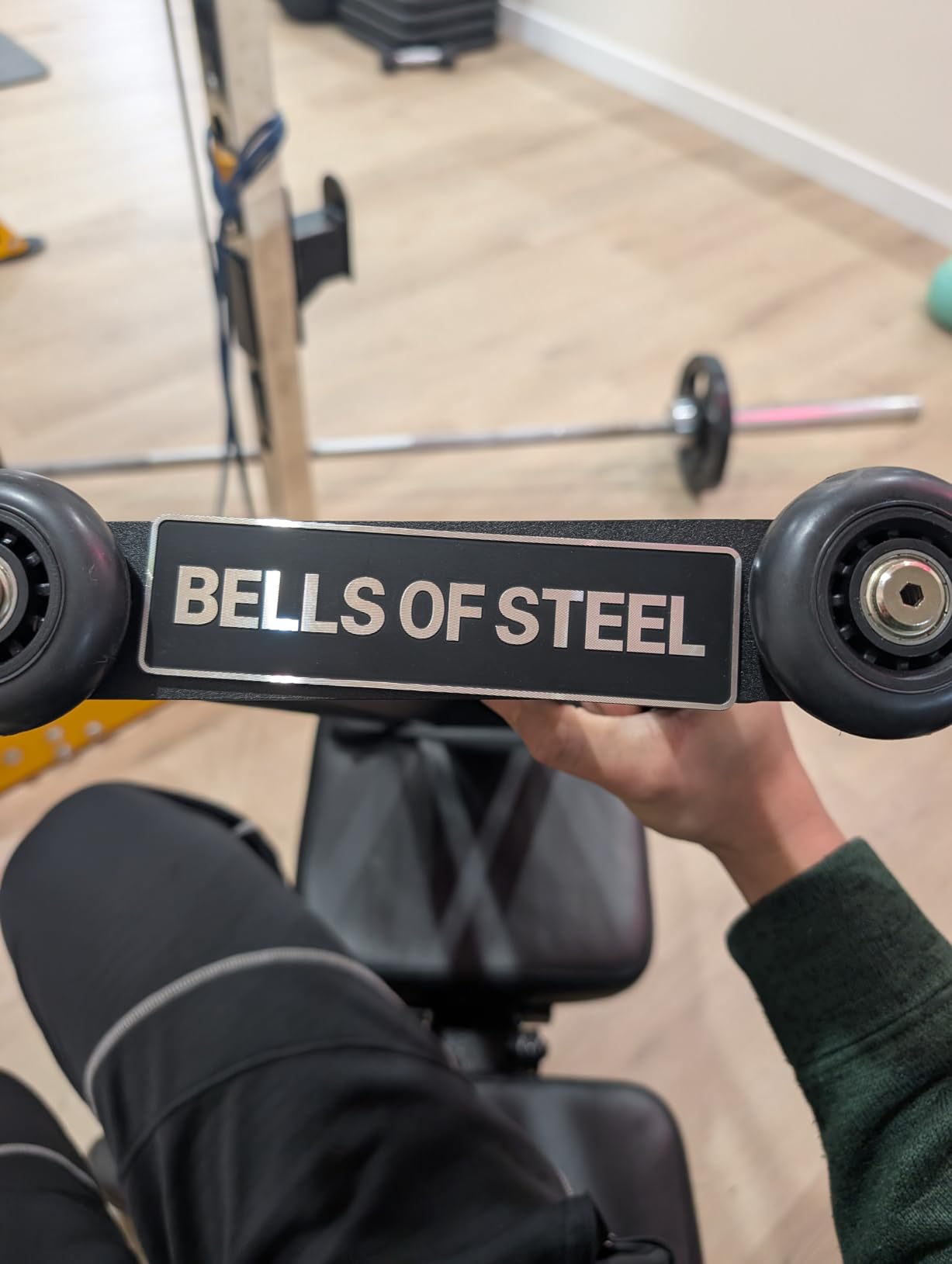 Bells of Steel Glute Ham Glider Home Gym Multi-Function Ab Glute Machine, Heavy Duty Ab Glider Machine for Hamstring Curl, Abdominal and Leg Workouts customer photo 2