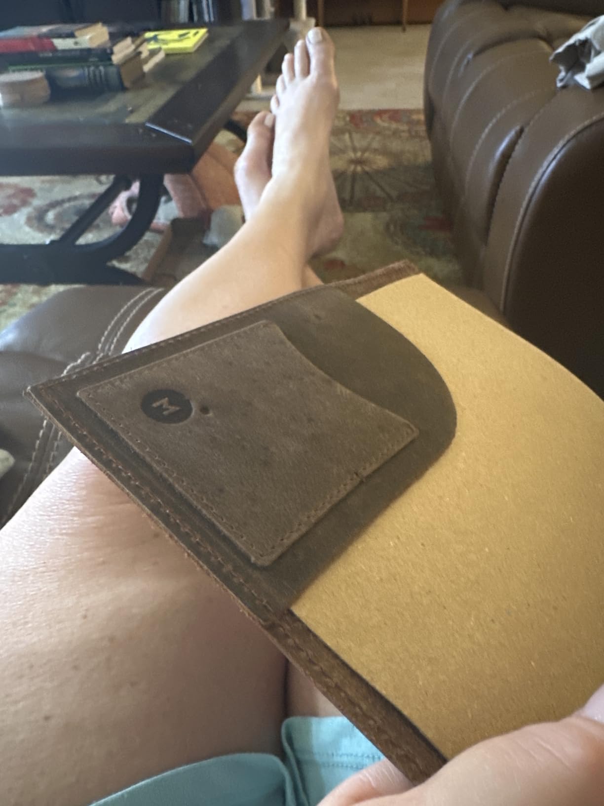 moonster Leather Journal Refillable Notebook - Vintage Handmade Leather Bound Journal for Women and Men, Classic Leather Notebook with Pen for Writing, Travel, Bible Notes customer photo 2
