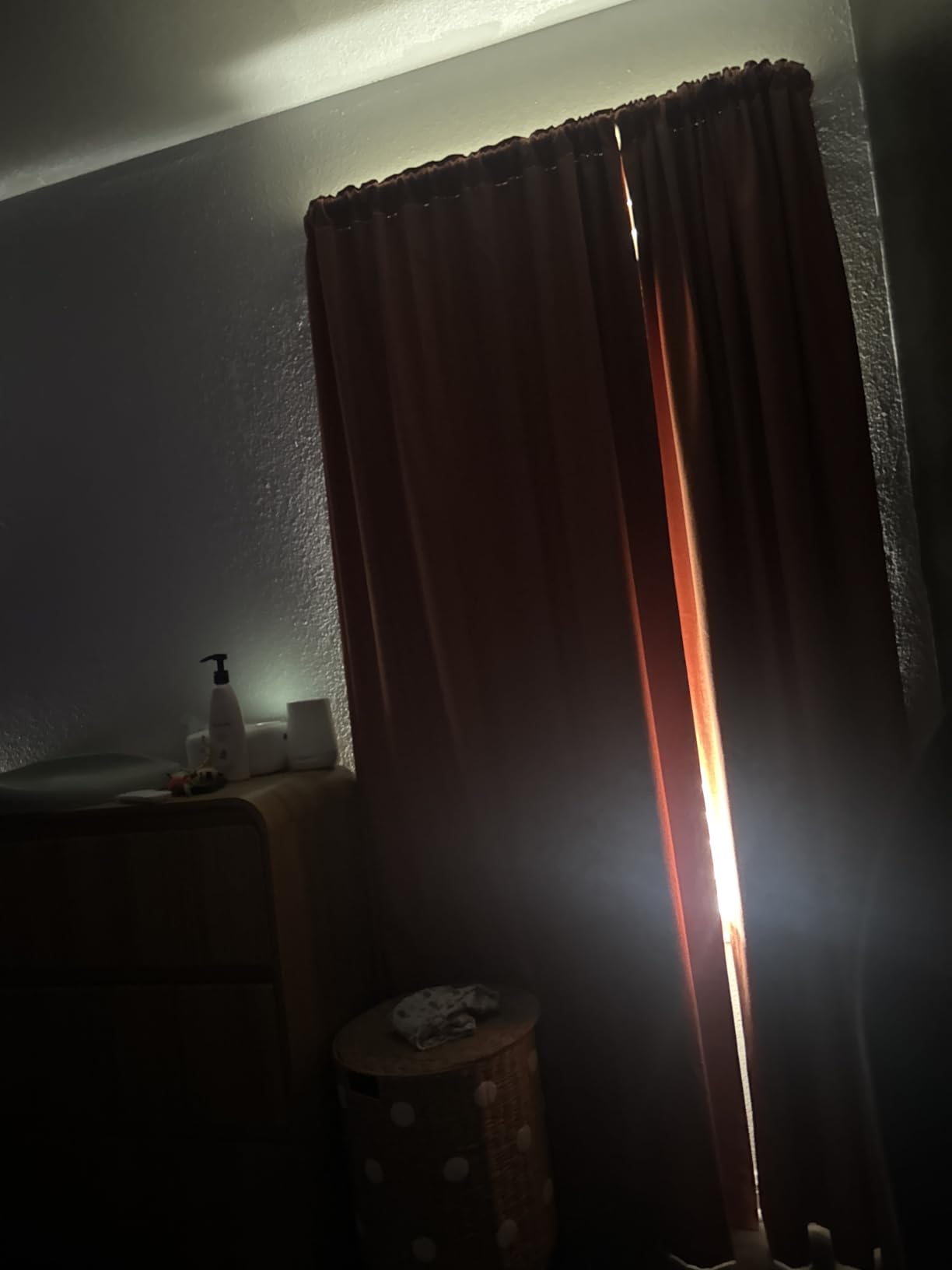 INOVADAY 100% Blackout Curtains for Bedroom Black Out Curtains 84 Inch Long | Beige Curtains for Living Room 2 Panels, Clip Rings Linen Look Blackout Drapes, Thermal Insulated Room Darkening,W50xL84 customer photo 1