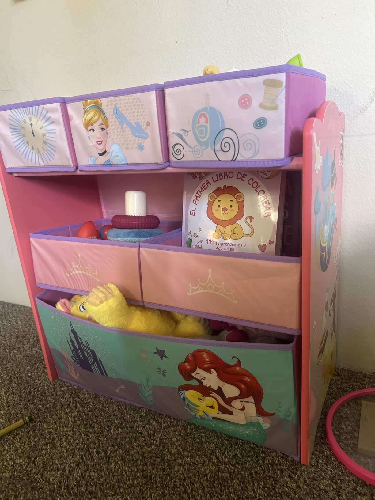 Delta Children Design & Store 6 Bin Toy Storage Organizer, Disney Princess customer photo 1