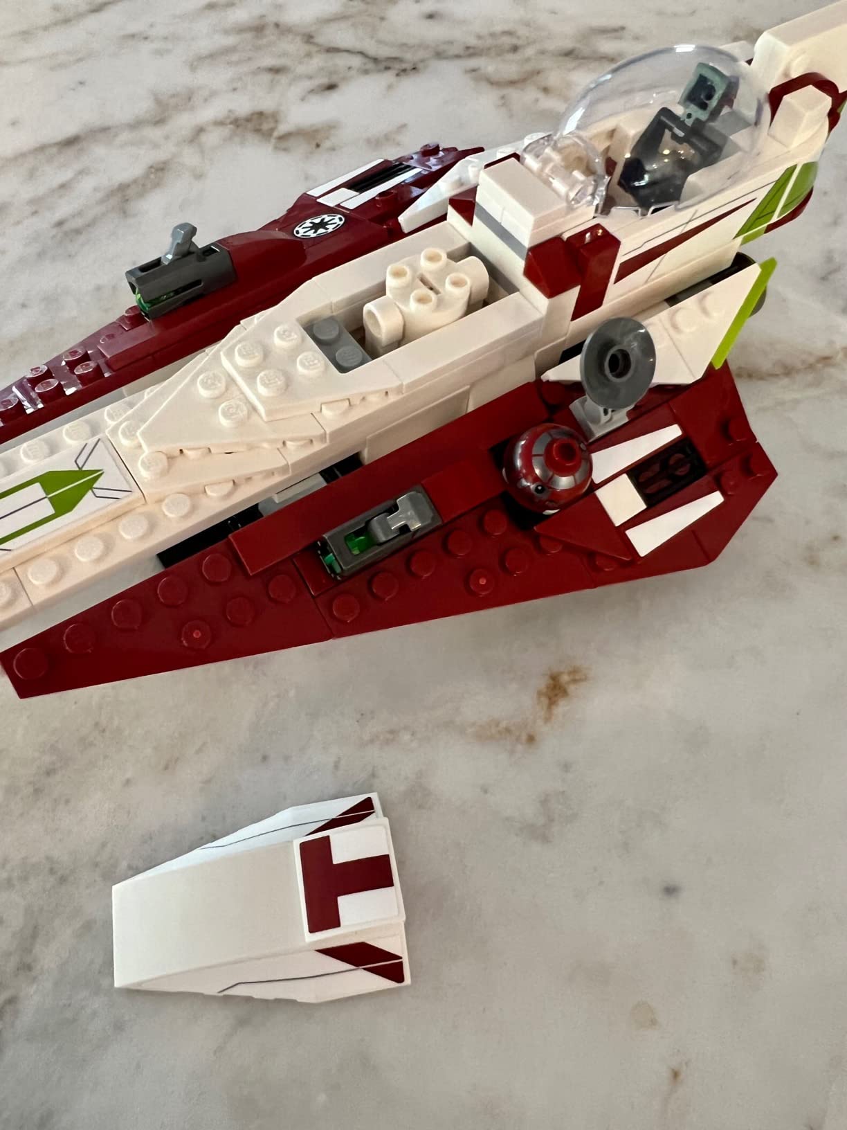 LEGO Star Wars OBI-Wan Kenobi's Jedi Starfighter 75333 Building Toy Set - Features Minifigures, Lightsaber, Clone Starship from Attack of the Clones, Great Gift for Kids, Boys, and Girls Ages 7+ customer photo 2