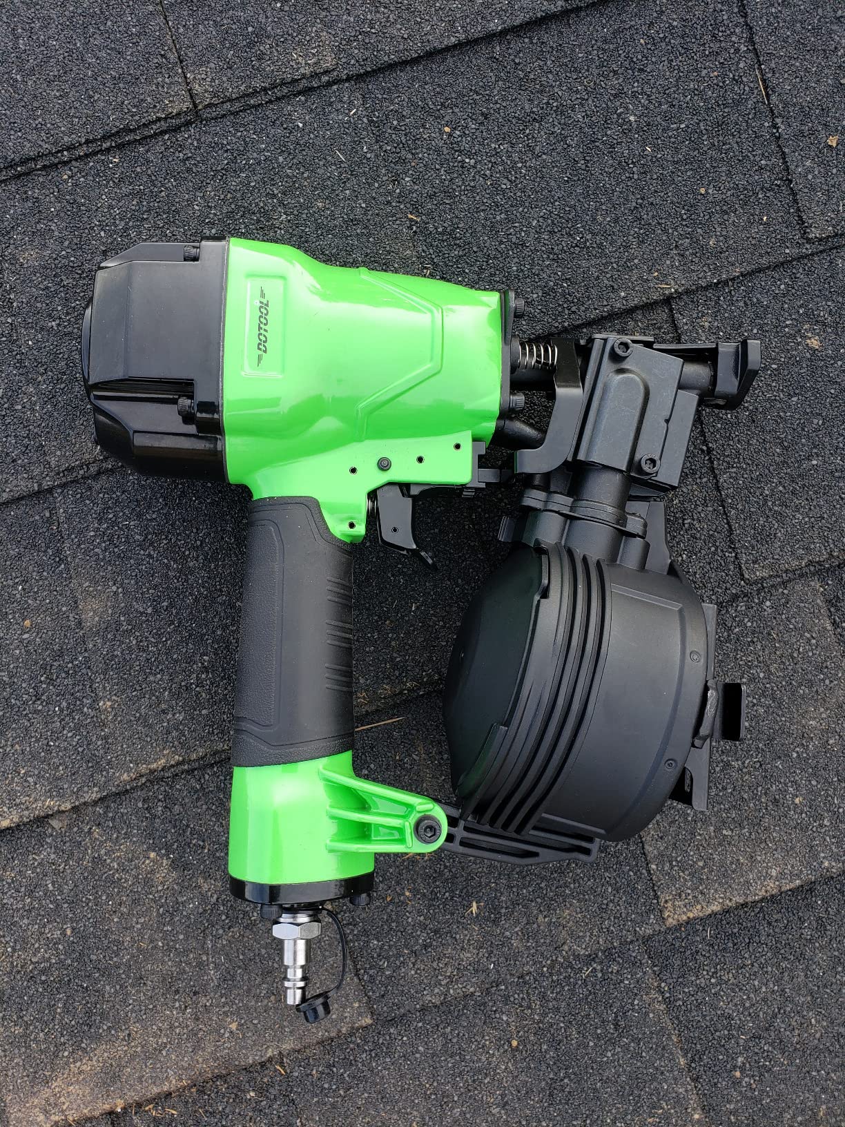 DOTOOL Roofing Nailer CN45C, 15 Degree Roofing Nail Gun | 15 Degree 3/4-Inch to 1-3/4-Inch Pneumatic Coil Nailer 120 pcs Load Capacity customer photo 2