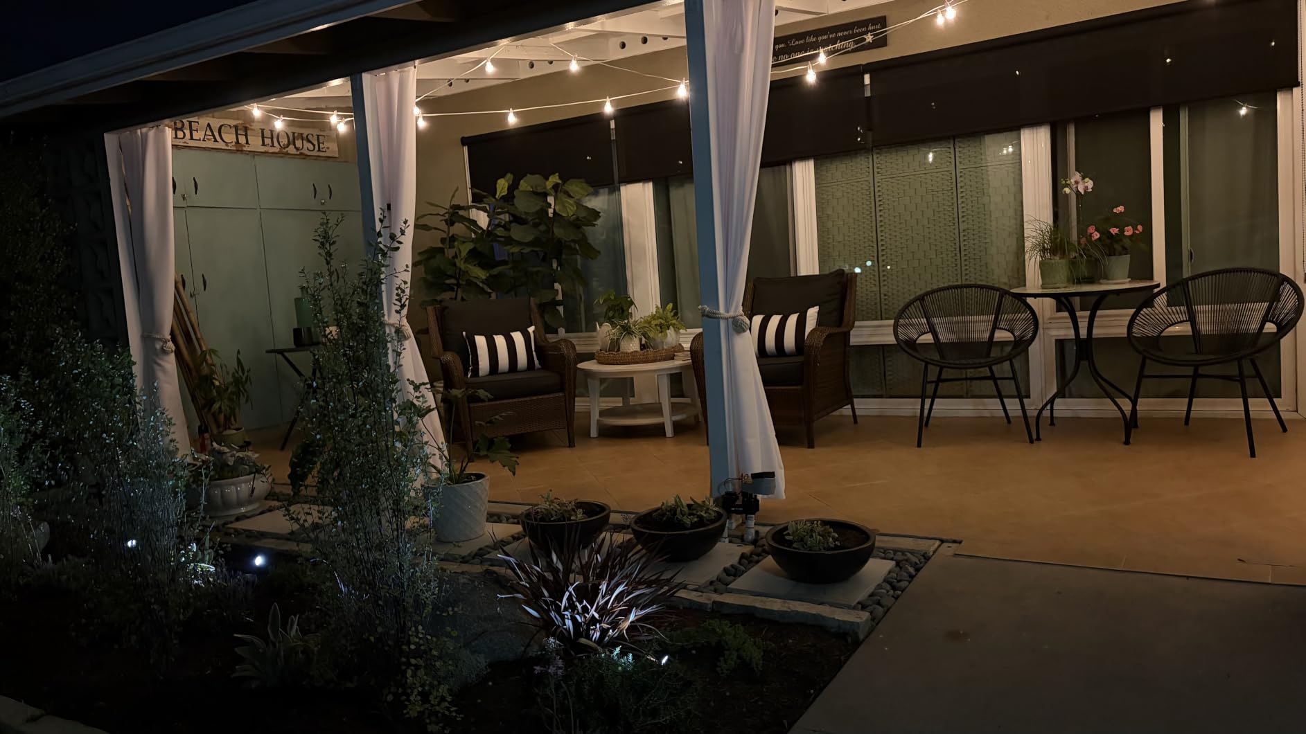Outdoor String Lights, 55(50+5) FT 25 Bulbs IP65 Waterproof Patio Lights | Shatterproof Dimmable Hanging Connectable G40 Globe LED Outdoor Lights for Christmas, Backyard, Bistro, Porch customer photo 1