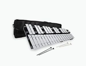 Heuyrao 30 Notes Foldable Glockenspiel Xylophone | Includes 4 Mallets, Carrying Bag, Ideal for Adult and Beginner, Outdoor Performance & Music Content Creation customer photo 1