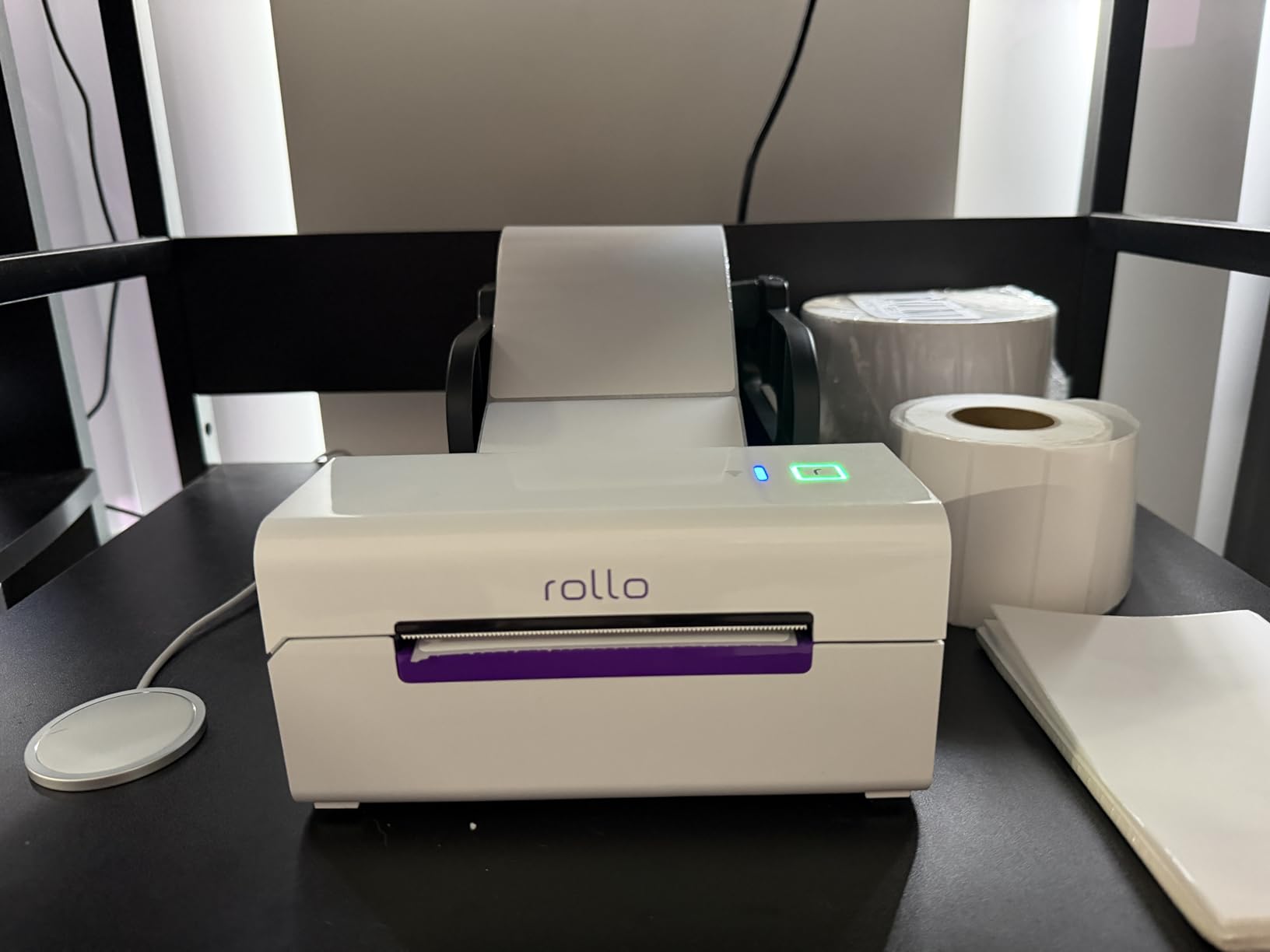 Rollo Wireless Shipping Label Printer - Wi-Fi Thermal Label Printer 4x6 for Shipping Packages - AirPrint from iPhone, iPad, Mac - Supports Windows, Chromebook, Android, Linux customer photo 2
