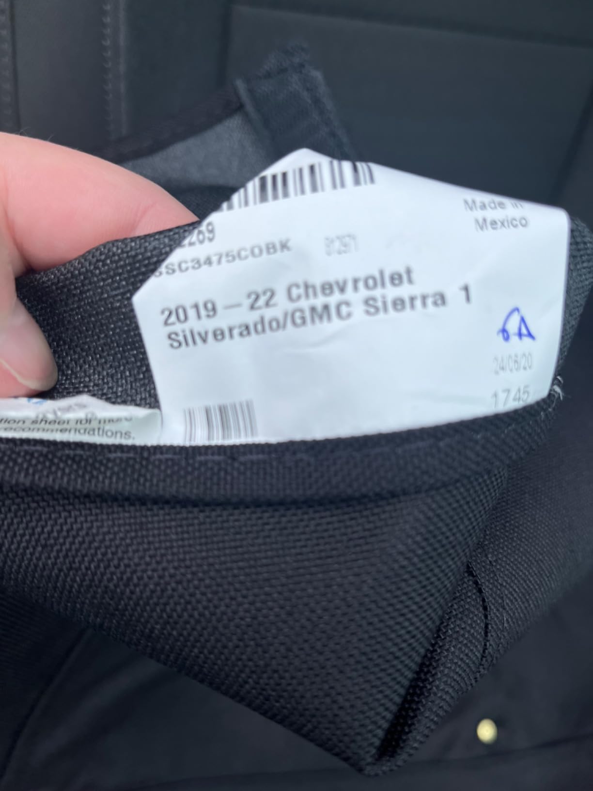 Covercraft Carhartt Super Dux Cordura SeatSaver Custom Seat Covers | Fits 2019-2026 Silverado/Sierra 1500, 2020-2026 2500/3500 & 2019-2026 4500/5500/6500. 1st Row 40/20/40 Bench Seat customer photo 2