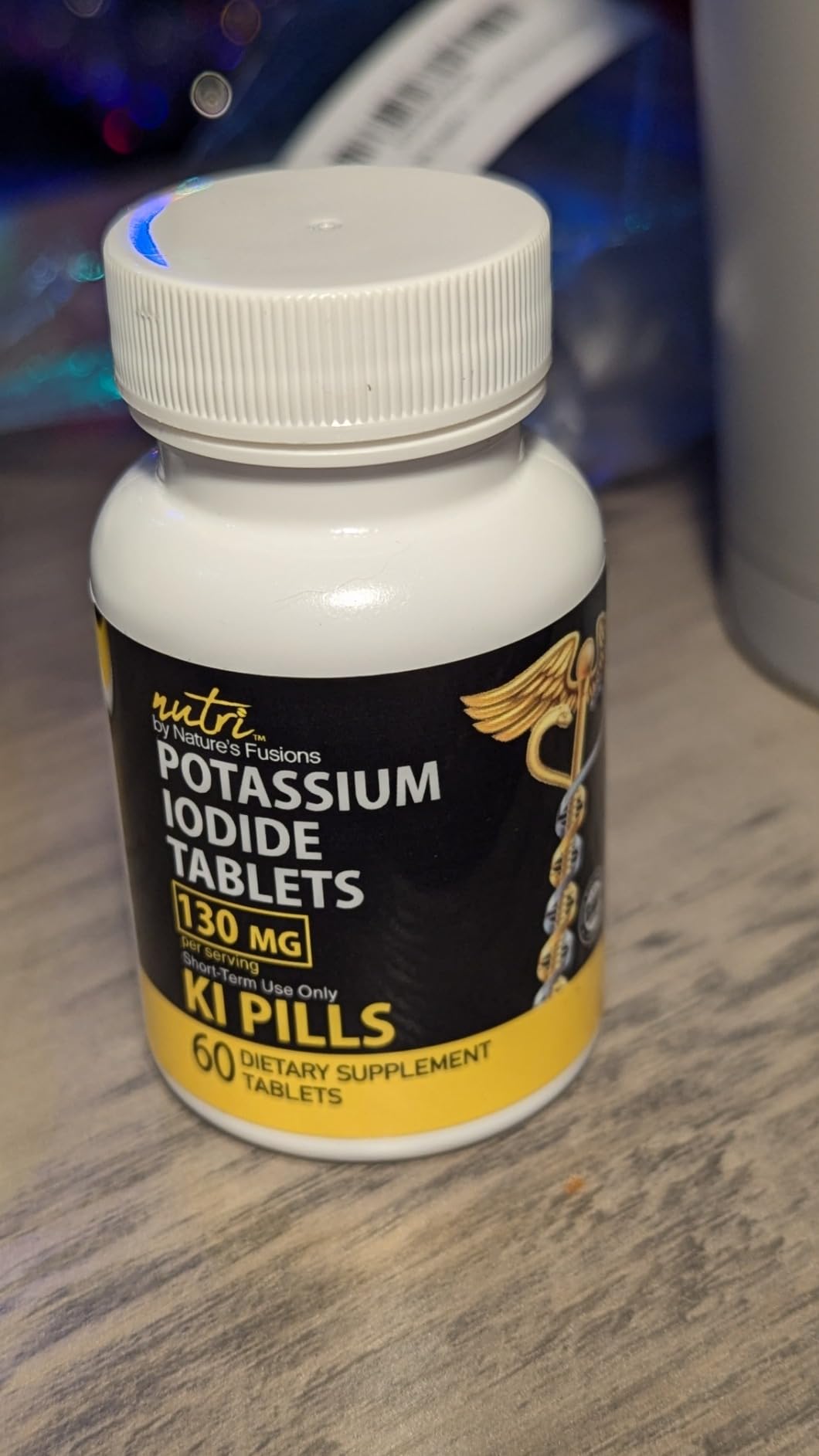 Nutri Potassium Iodide Tablets, 130mg - 120 Tablets (2 Pack), 10-Year Shelf Life, NSF cGMP Certified customer photo 1