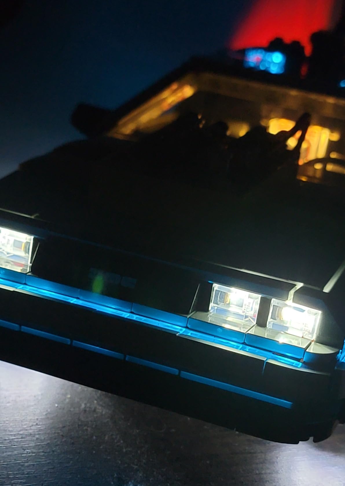BRIKSMAX Light Kit Compatible with LEGO Back to The Future Time Machine | Icons 10300 - Warm lighting showcases every detail - Elegant home decor - Premium display piece - Model not included customer photo 1