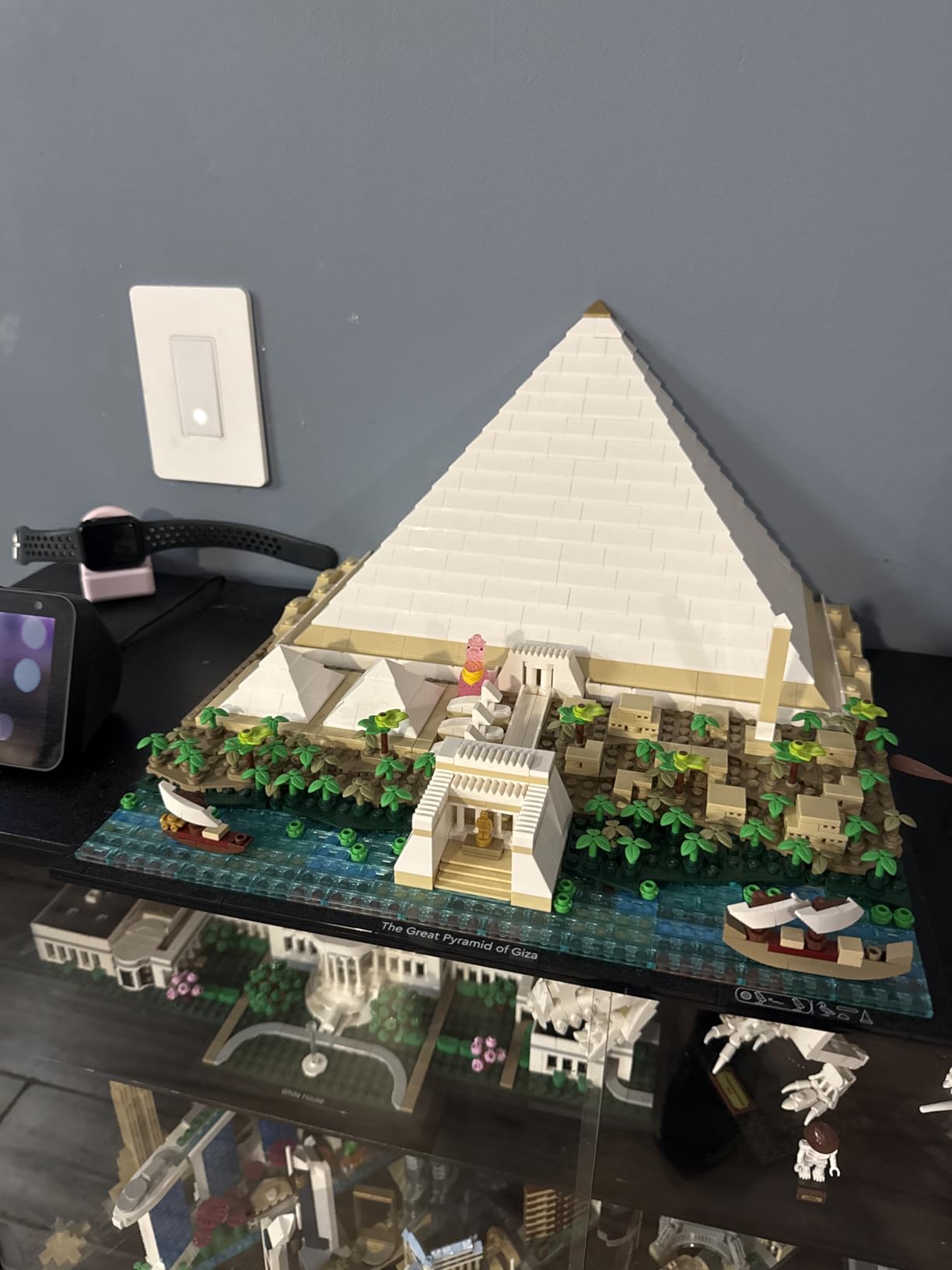 LEGO Architecture Great Pyramid of Giza Set 21058, Home Décor Model Building Kit, Creative DIY Activity, Famous Landmarks Collection customer photo 1
