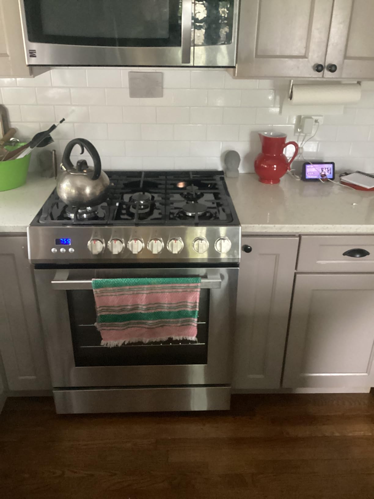 COSMO COS-305AGC 30 in. 5.0 cu. ft. Freestanding Single Oven Gas Range with 5 Burner Cooktop and Heavy Duty Cast Iron Grates in Stainless Steel customer photo 2