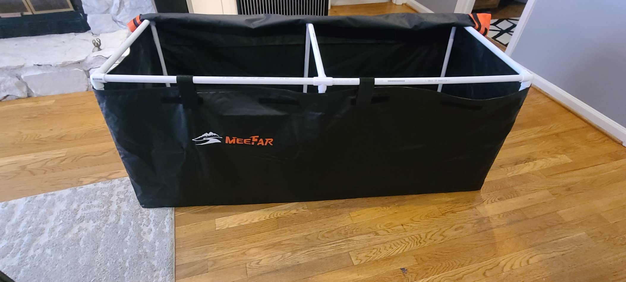 MeeFar Rooftop Cargo Carrier Car Roof Bag 21 Cubic Feet 100% Waterproof Car Top Carrier, Fits All Vehicle with/Without Rack,Include Anti-Slip Mat,10 Reinforced Straps,6 Door Hooks,Luggage Lock customer photo 2