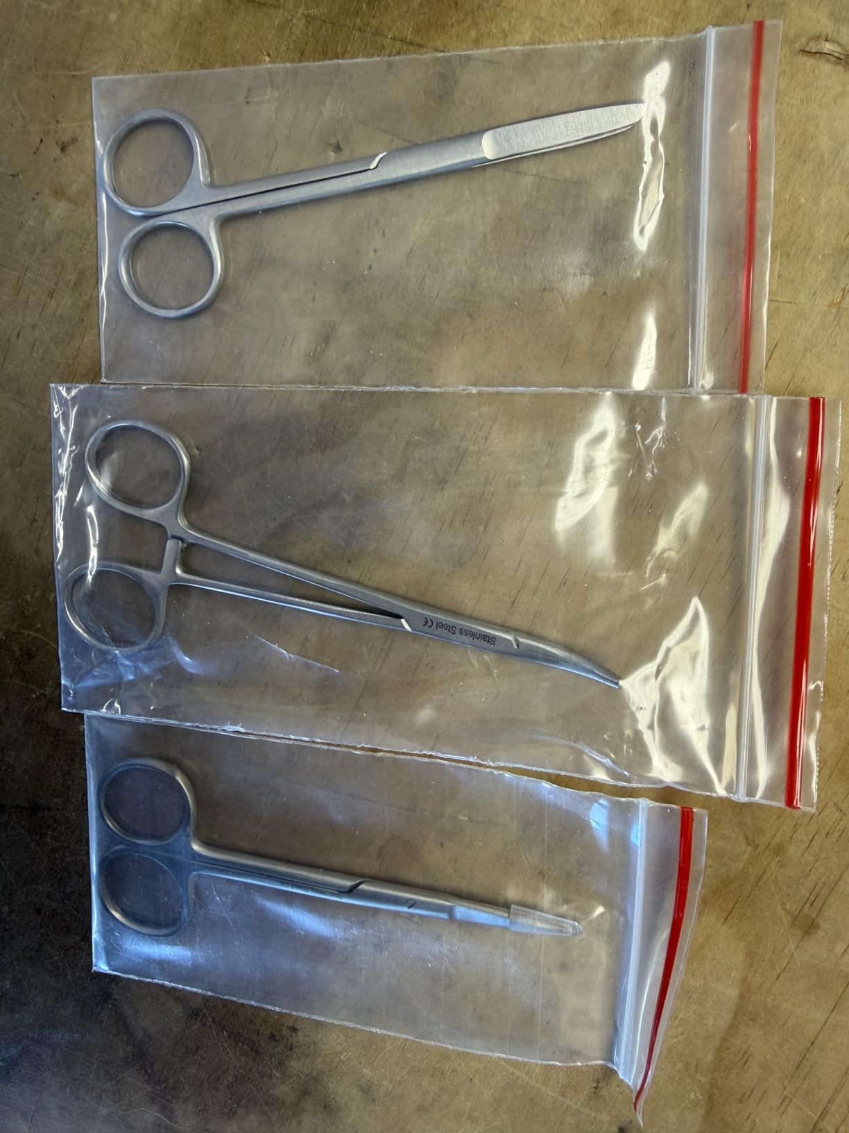 Premium A2ZSCILAB 5 Pieces Veterinary Needle Holder Scissors Hemostat Forceps Tweezers Instruments (All in One) customer photo 2