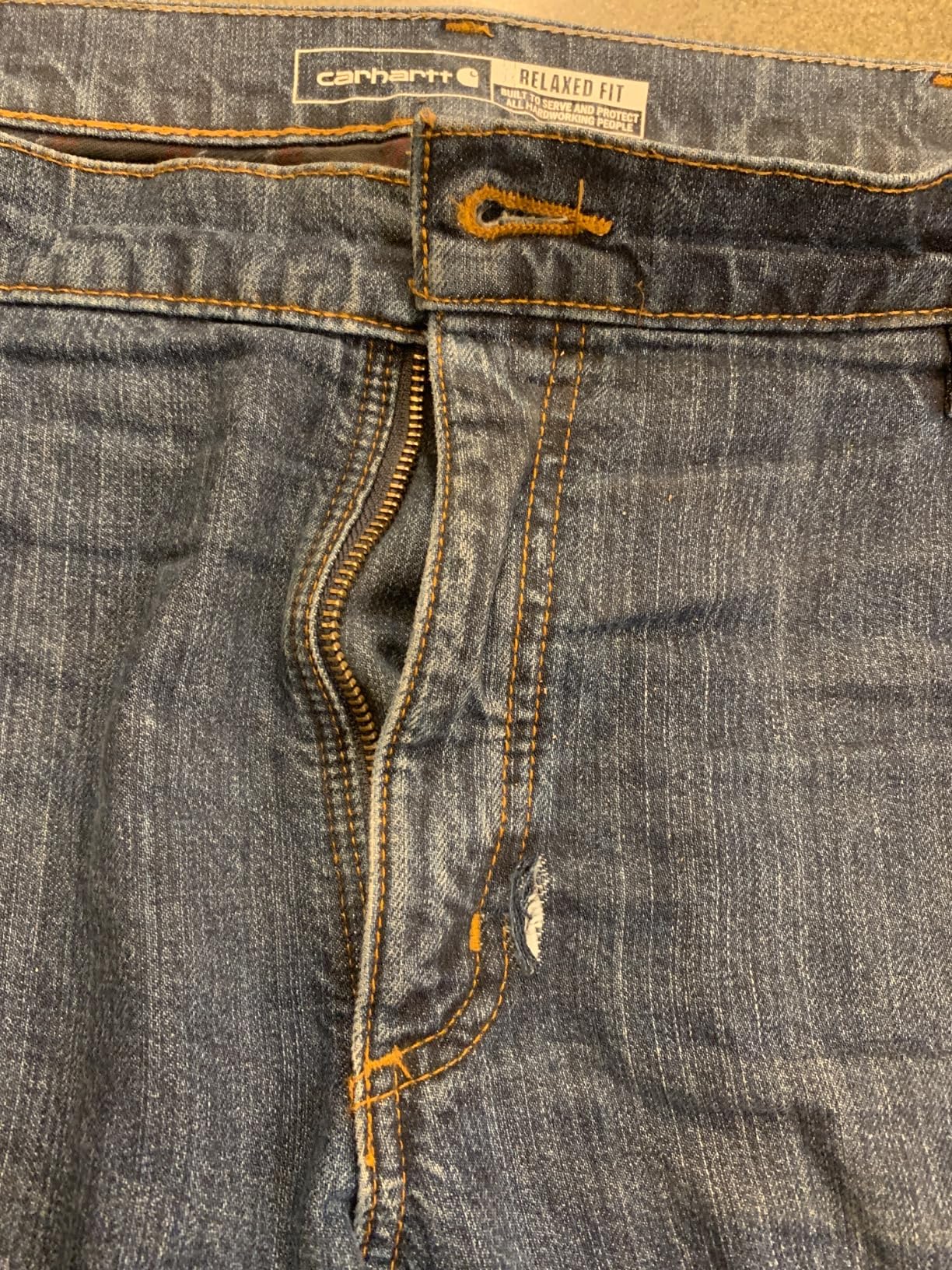 Carhartt Men's Relaxed Straight Rugged Flex Lined Jean customer photo 2
