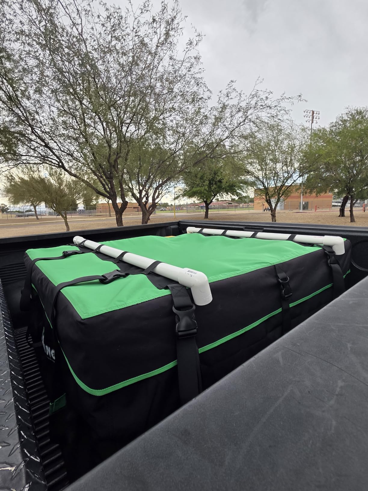 Rhino USA Rooftop Cargo Carrier for Car Storage (17.7 Cubic Feet) Heavy Duty Waterproof Roof Top Bag with Industrial Grade Zippers - Used for All Vehicle with/Without Rack Carriers - Lock Included customer photo 2