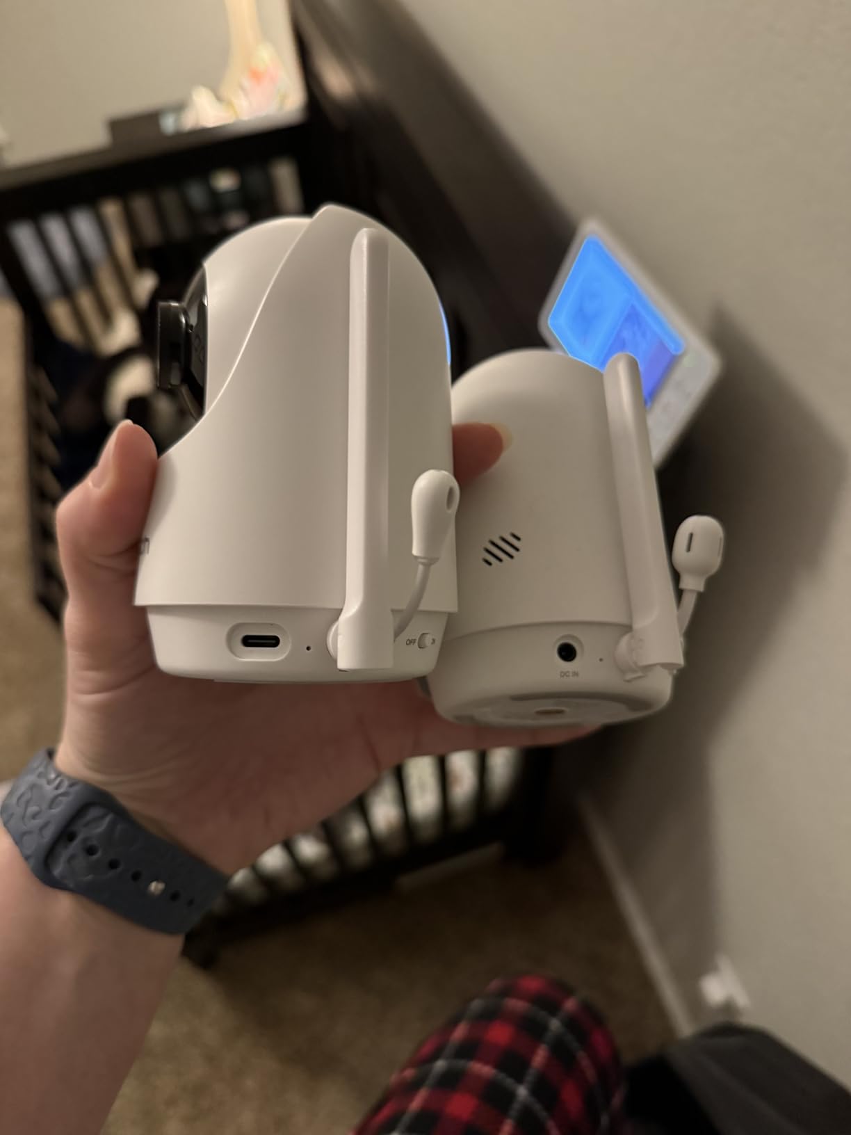bonoch V2.0 1080P Baby Monitor with 2 Cameras, 7