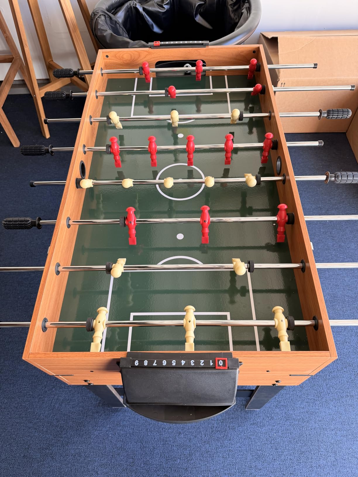 Goplus 48 Inch Multi Game Table, 3-in-1 Adult Size Foosball, Pool Table, Slide Hockey Table, Combo Table Set w/Billiard, Soccer & Hockey for Arcade, Party, Family Night, Game Room customer photo 2