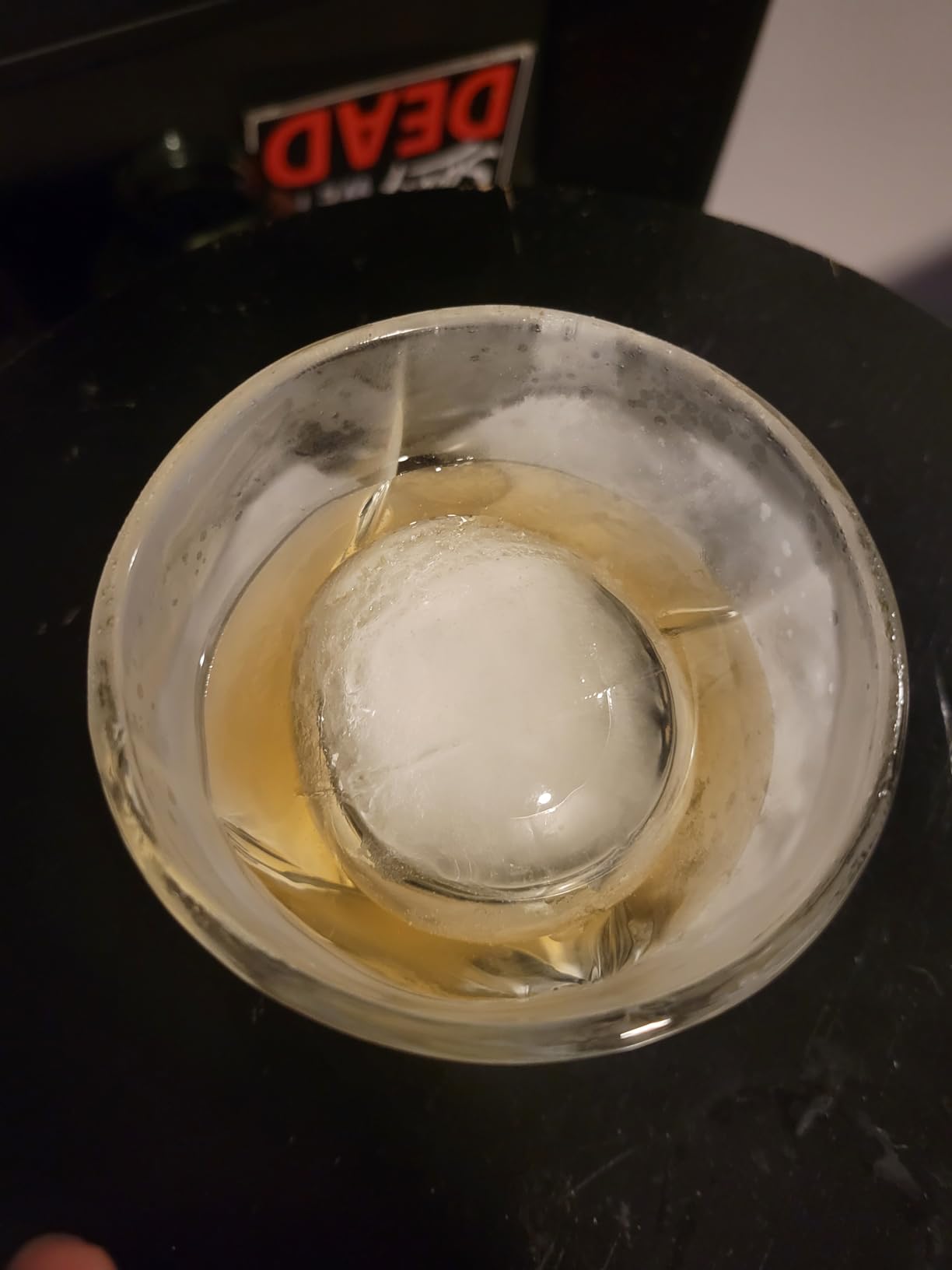 Mfacoy Old Fashioned Whiskey Glasses Set of 4 (2 Crystal Bourbon Glasses, 2 Round Big Ice Ball Molds 11 Oz Rocks Glass with Gift Box) customer photo 1