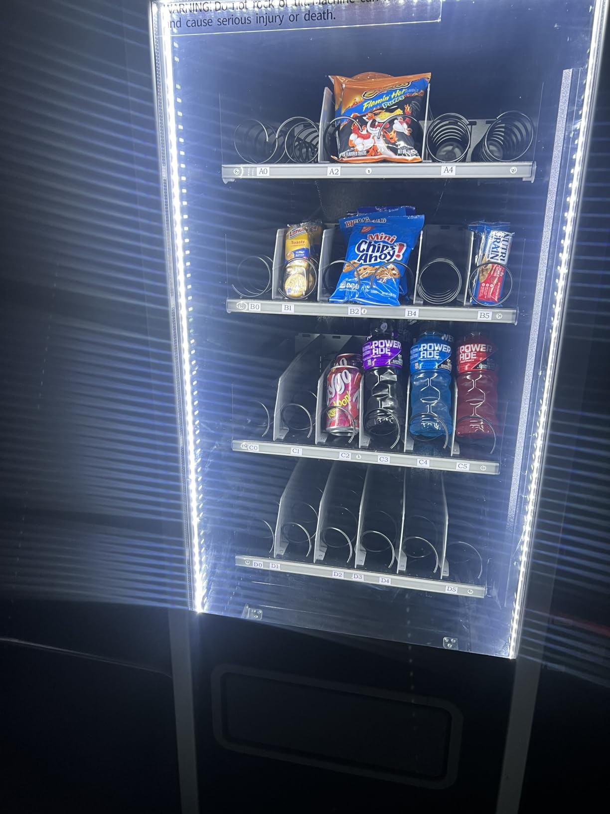 EPEX Snack Beverage Combo Vending Machine with LED Glass Front customer photo 1