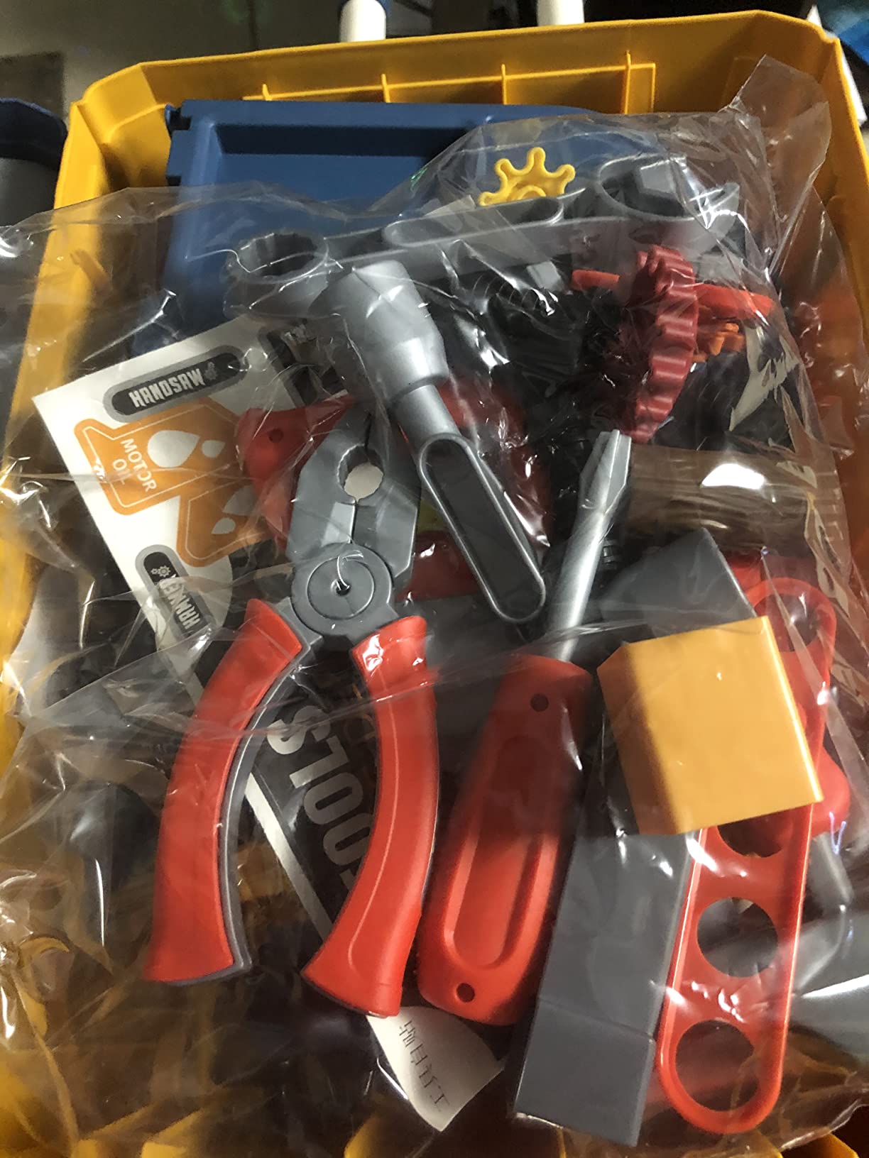 Kids Tool Bench with Tool Box & Electric Drill, Toddler Tool Set - Durable plastic, construction toys for kids ages 3-5, STEM gift customer photo 1