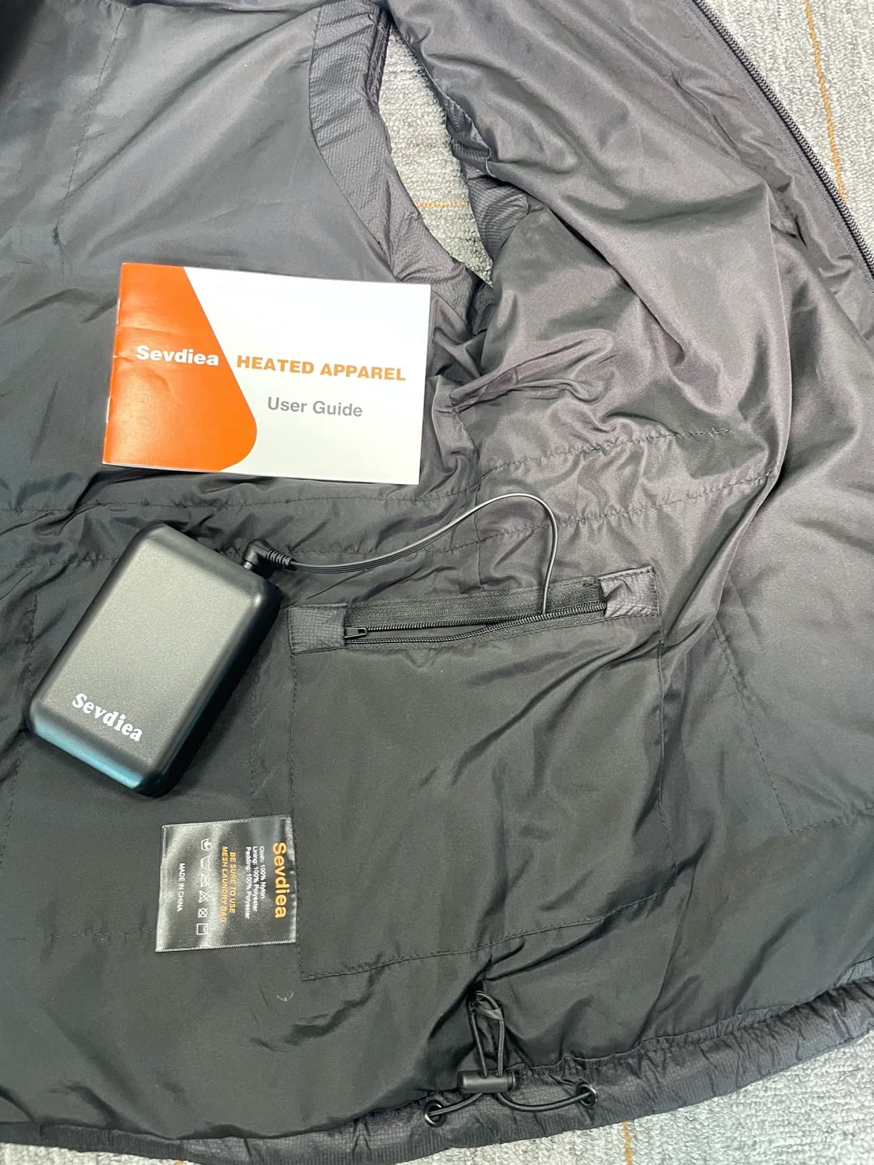 Men's Heated Vest with Battery Pack Included 16000mAh 7.4V, Warming Heated Vest for Men, Heating Vests for Cycling customer photo 1