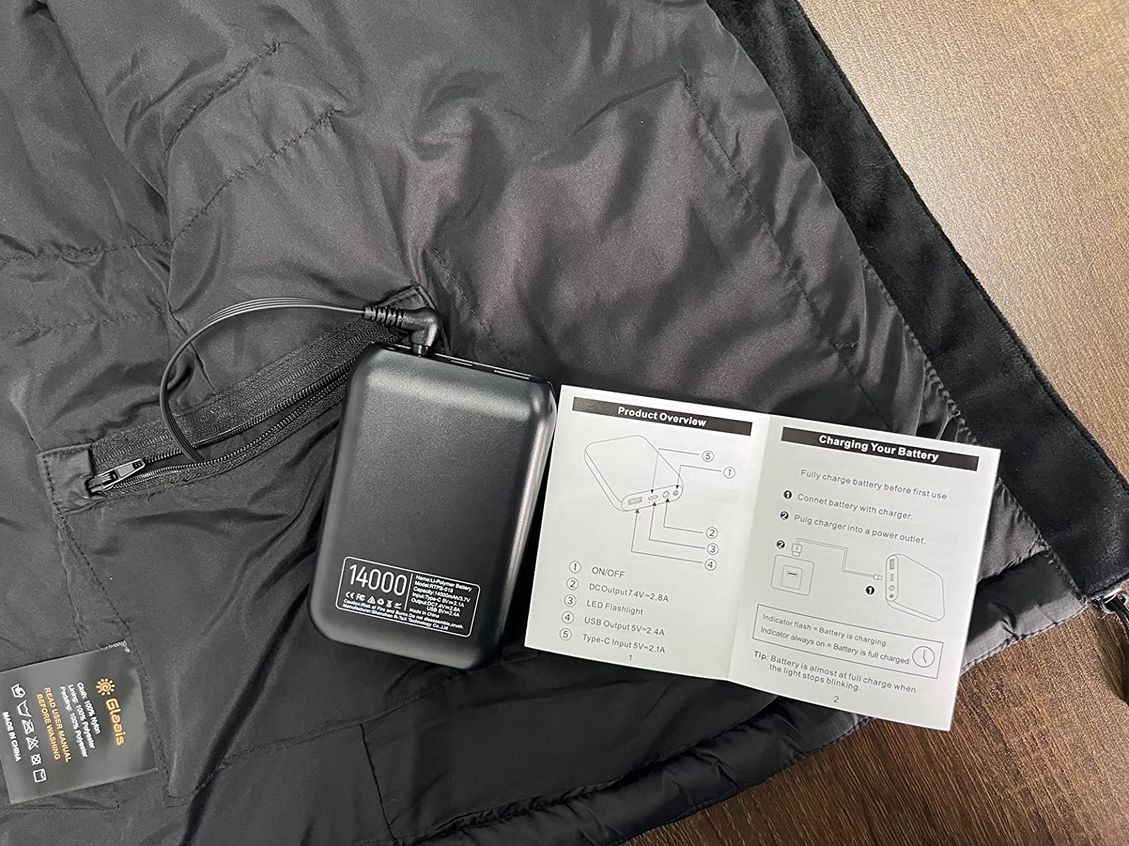 Glaais Heated Vest Women with Battery Pack 16000mAh 7.4V, Women's Heated Vest Warming Electric customer photo 2