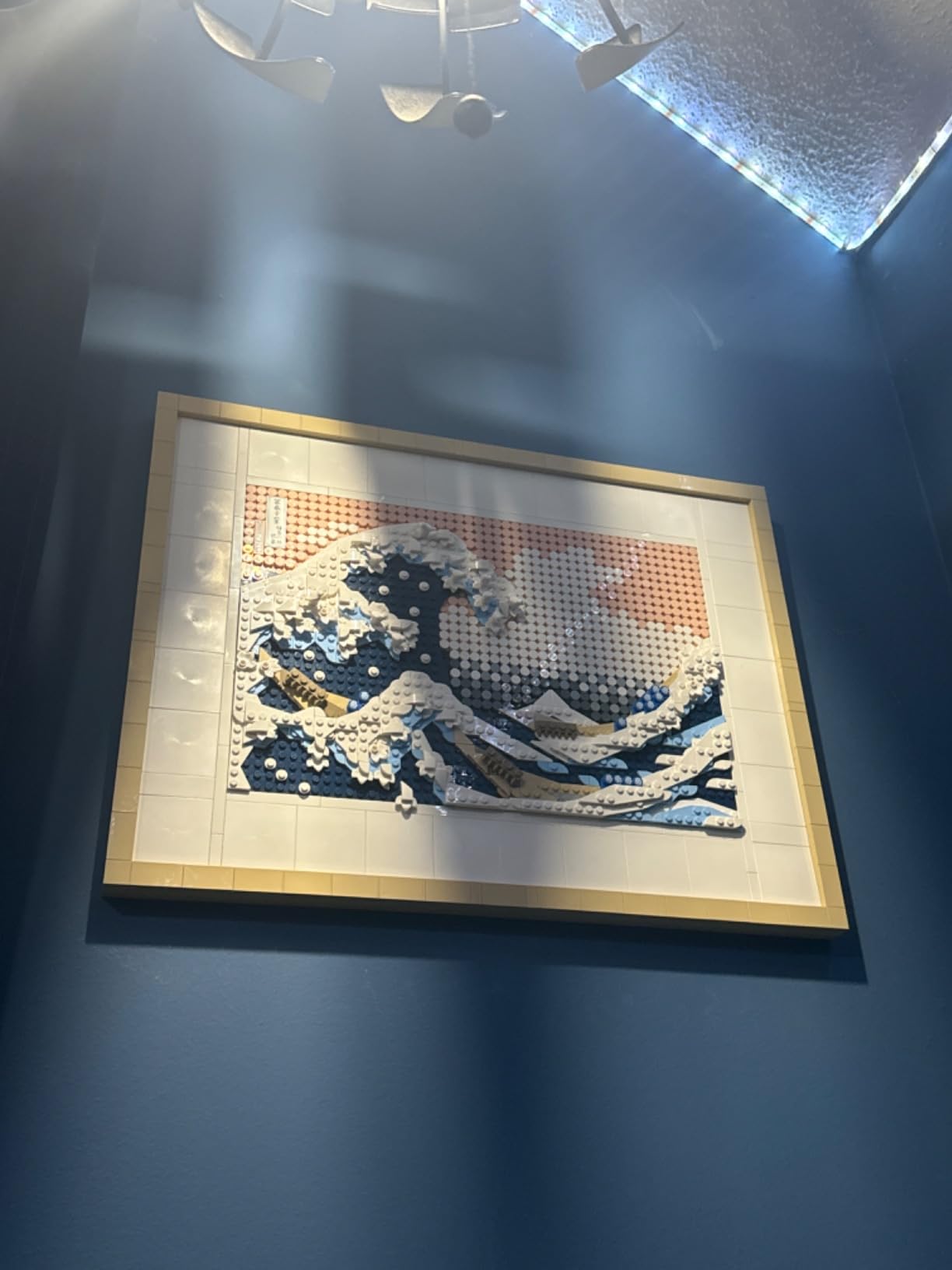 LEGO Art Hokusai The Great Wave Framed Japanese Wall Art Building Set - Unique Wall Decor for Home, Room, or Office - Fun Activity for Adults, Ages 18+ - Gift for Men and Women - 31208 customer photo 2