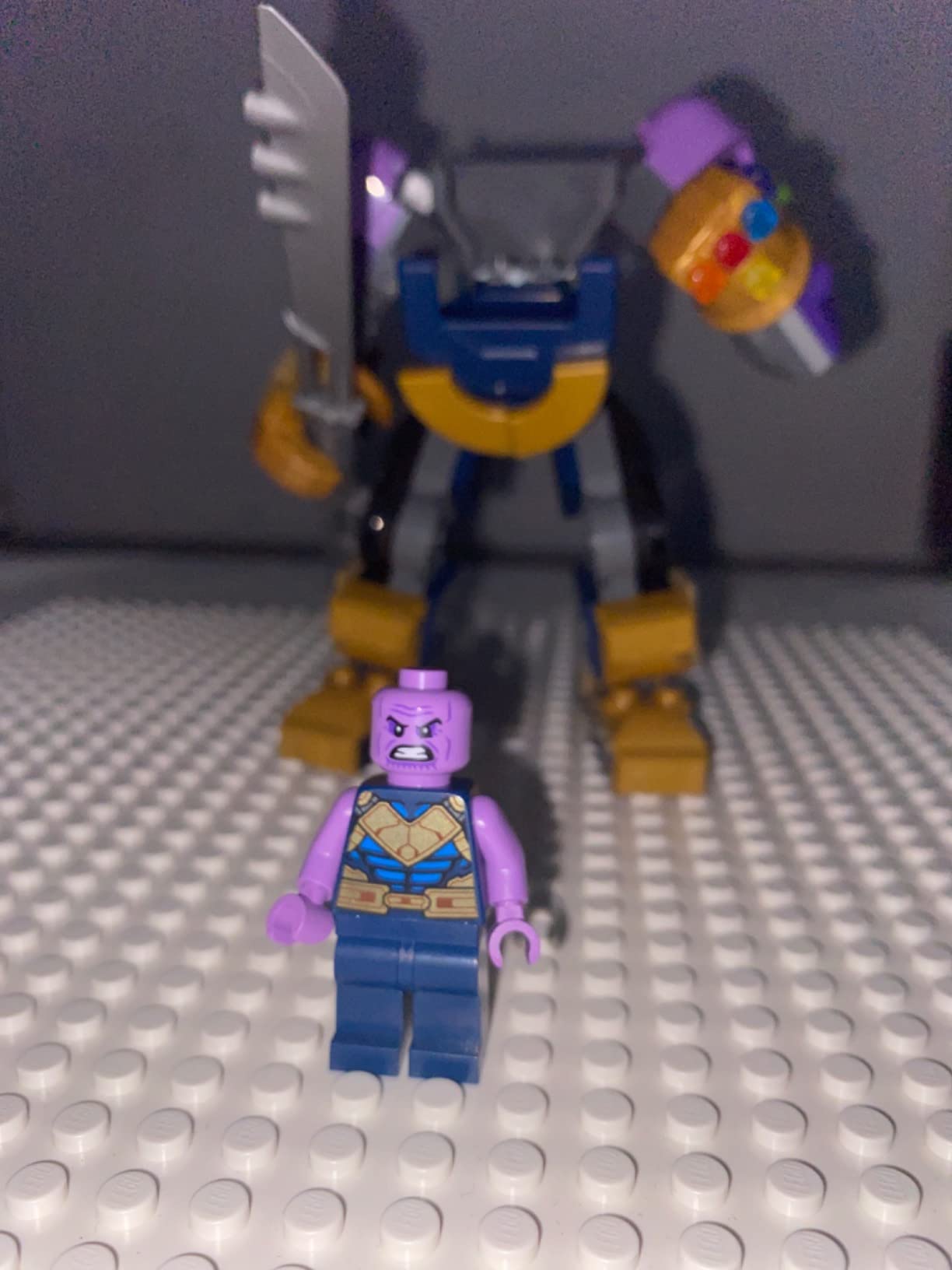 LEGO Marvel Thanos Mech Armor 76242, Avengers Action Figure Set, Building Toy with Infinity Gauntlet & Stones, Collectable Super Hero Gift for Boys and Girls Ages 6 Plus customer photo 2