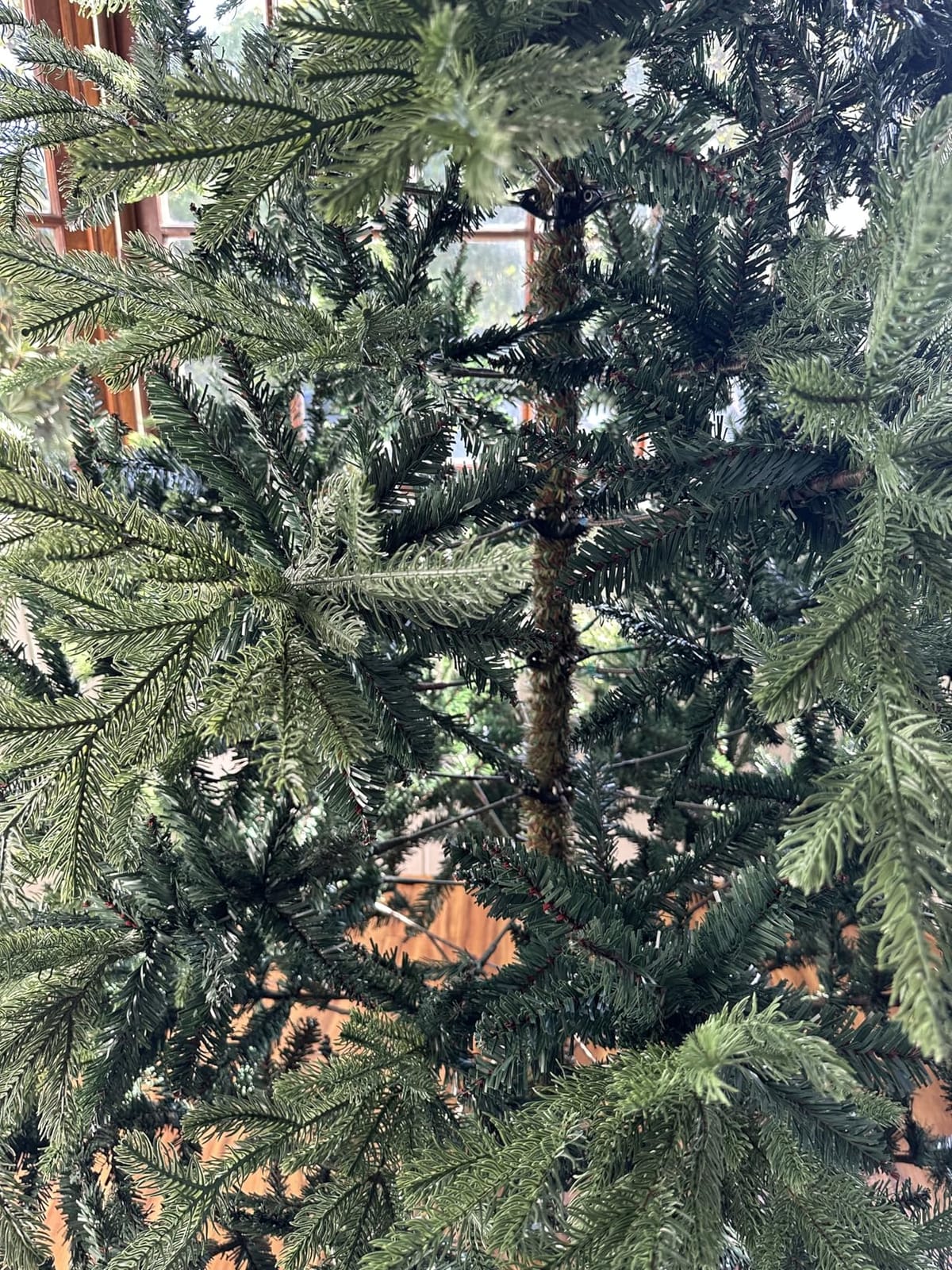 HOMCOM 7.5 Foot Artificial Christmas Tree, Nordic Pine, Green customer photo 1