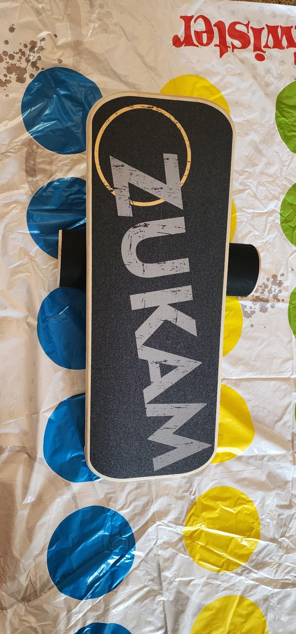 Balance Board Trainer, Wooden Balancing Board with Workout Guide to Exercise and Build Core Stability, Wobble Board for Skateboard, Hockey, Snowboard & Surf Training customer photo 2