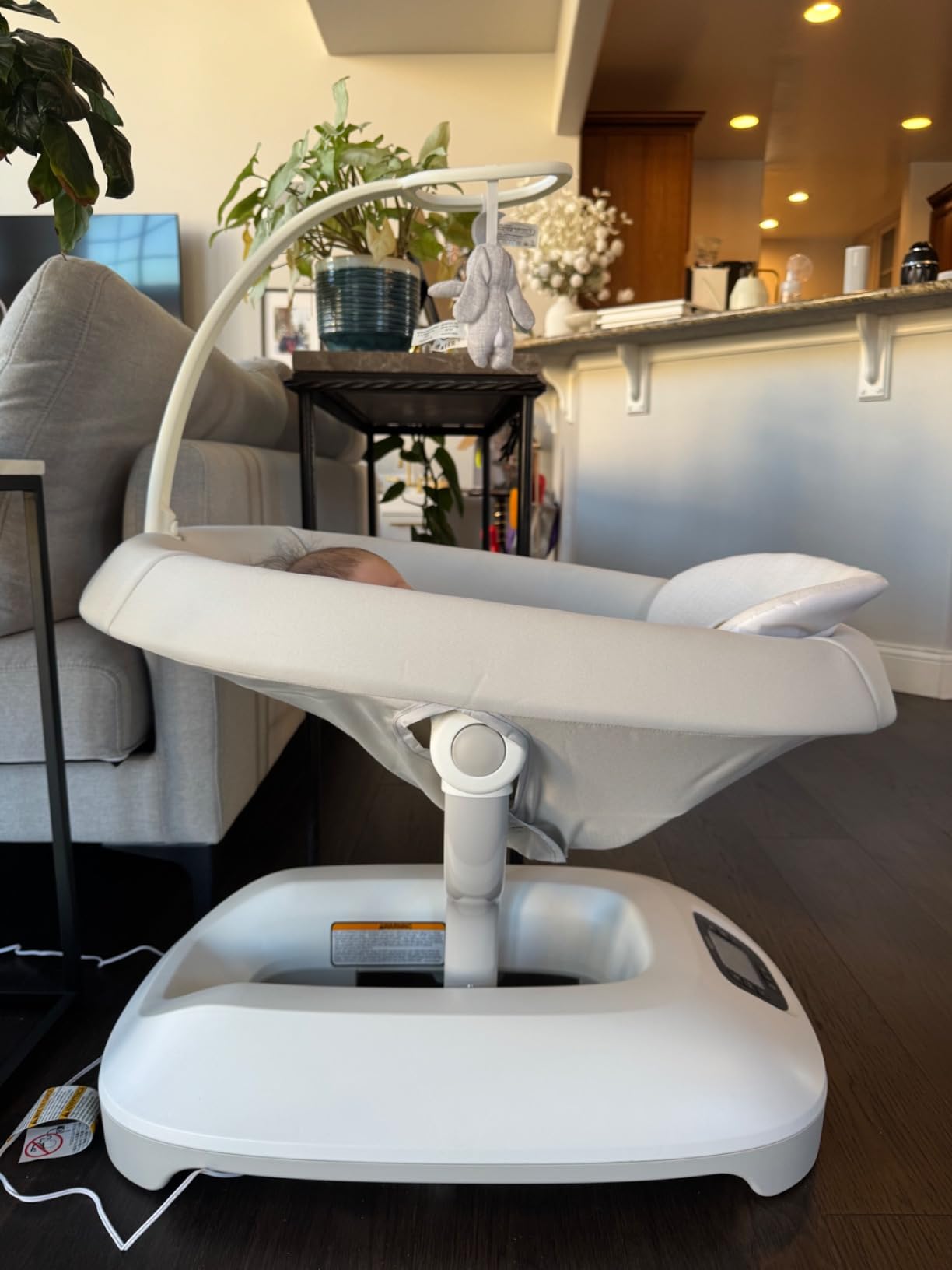 Graco SmartSense Baby Swing with Cry Detection Technology, Soothing Motions and Calming Vibrations, Comfortable Infant Support, Rori customer photo 2