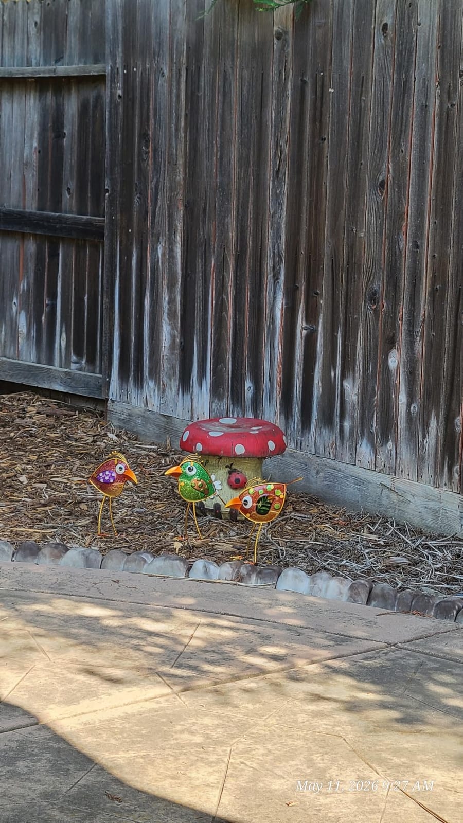 Bird Garden Decor Set of 3 Metal Glass Colorful Gift Outdoor Patio Yard Art | Bird Statue, Colorful Indoor Outdoor Garden Art, Yard Decor for Lawn Backyard, Christmas Birthday Gift for Women Mom Grandma customer photo 2