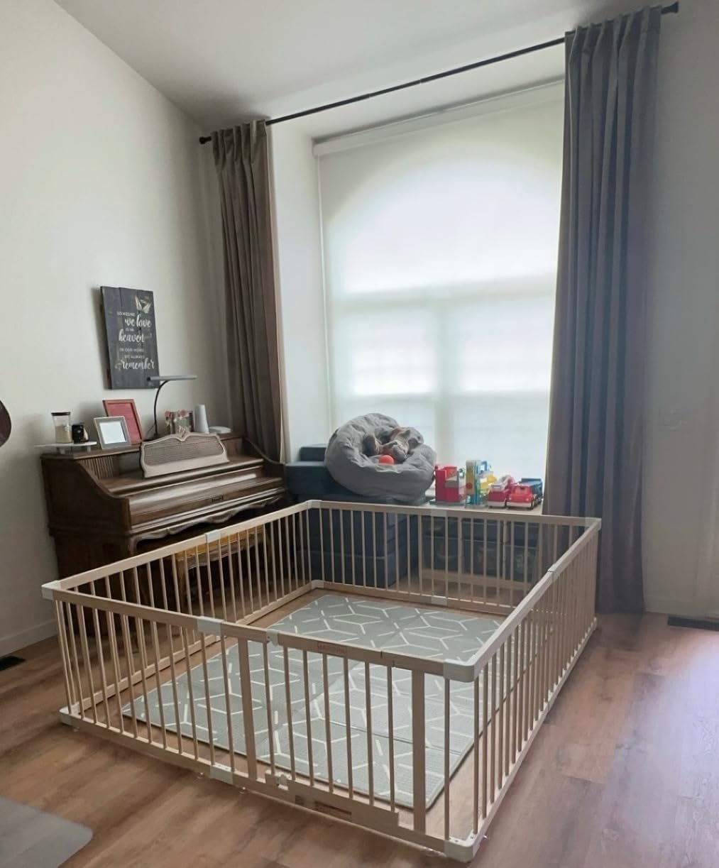 HARPPA Grovi Playpen, GREENGUARD Gold Certified – 57 x 57 inch customer photo 2