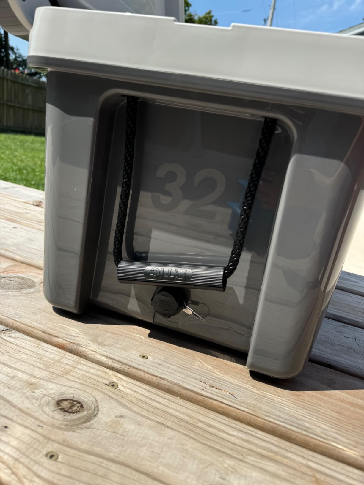 RTIC 32 QT Ultra-Light Hard Cooler | Portable Hard Ice Chest Box for Beach, Drinks, Camping, Picnic, Fishing, Boat, Barbecue, 30% Lighter Than Rotomolded customer photo 2