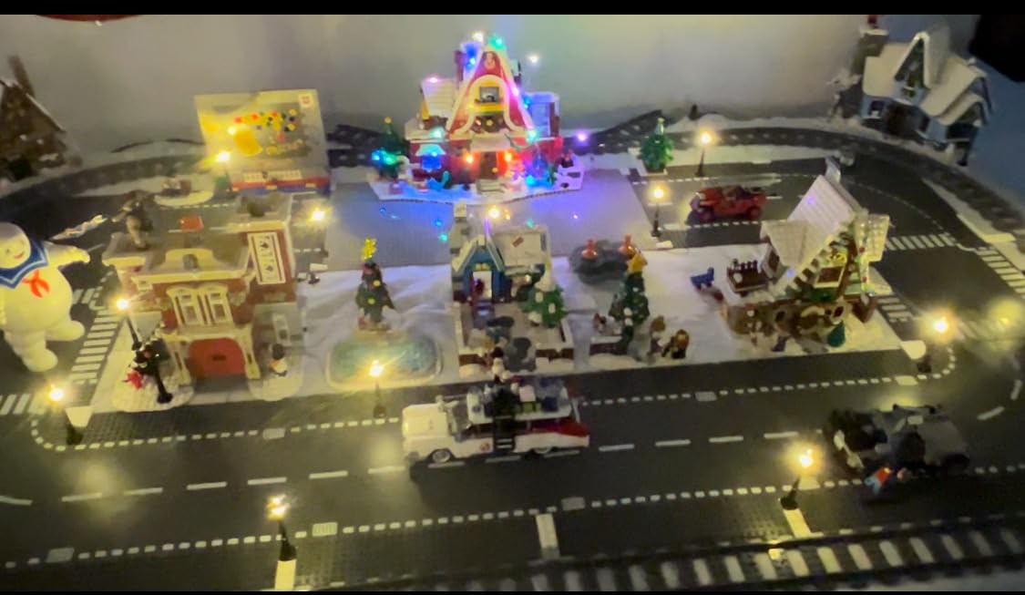 15PCS LED Building Blocks Light Kit for Lego(Black Pillar Warm White Light) customer photo 2