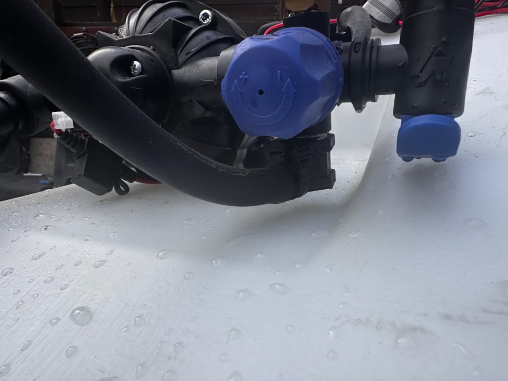 Master Mfg 36-Gallon Premium Pull-Behind Trailer Broadcast Sprayer - 10ft Swath, 3.0GPM, 60PSI Max customer photo 2