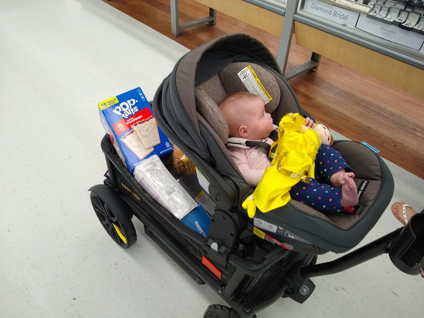 Veer All-Terrain Cruiser XL | Premium Off-Road Wagon Stroller for Babies, Toddlers, and Kids | Push/Pull/Push-Along Steering for Uneven Terrain | JPMA Certified | Lightweight and Collapsible | 4 Seats customer photo 2