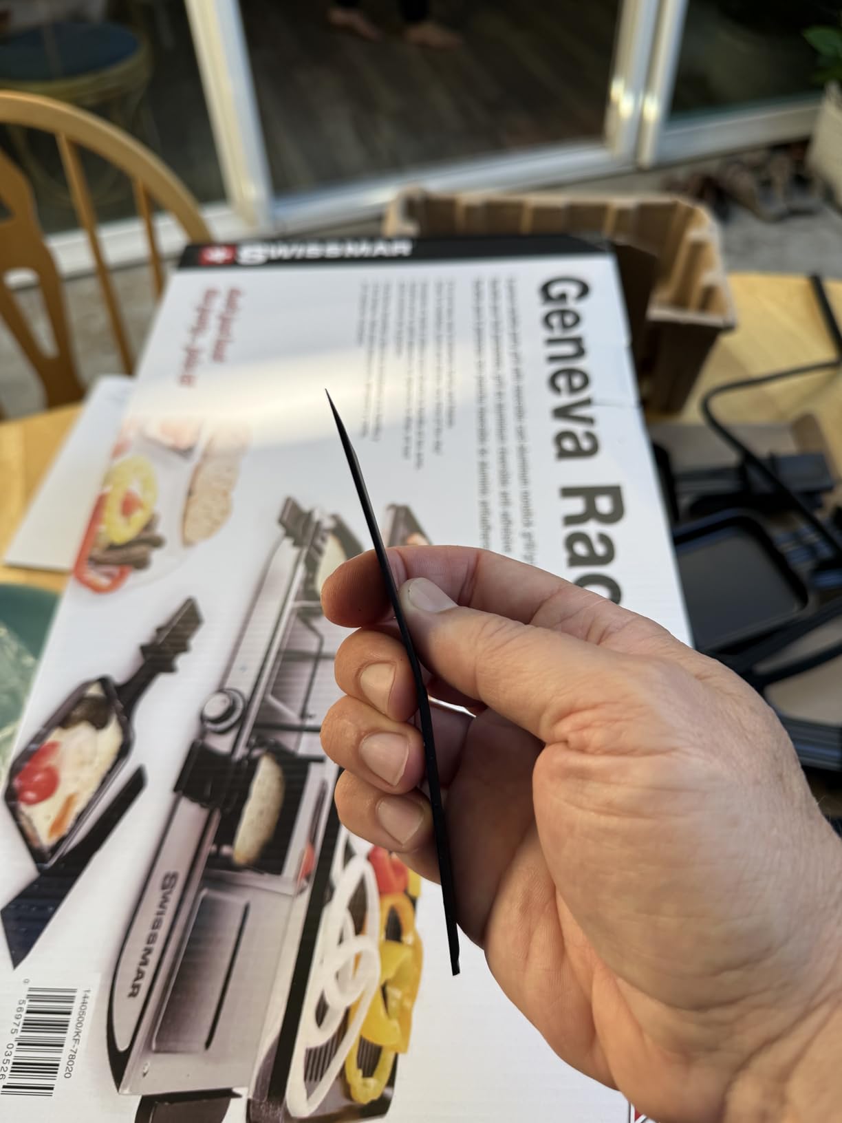 Swissmar Geneva Raclette Grill with Reversible Cast Aluminum Grill Top - Indoor/Outdoor Electric Raclette Grill & Griller - Barbeque Bonding - 8-Person customer photo 1