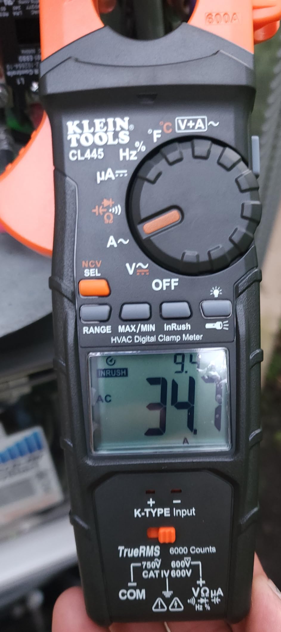 Klein Tools CL445 HVAC Clamp Meter customer photo 2