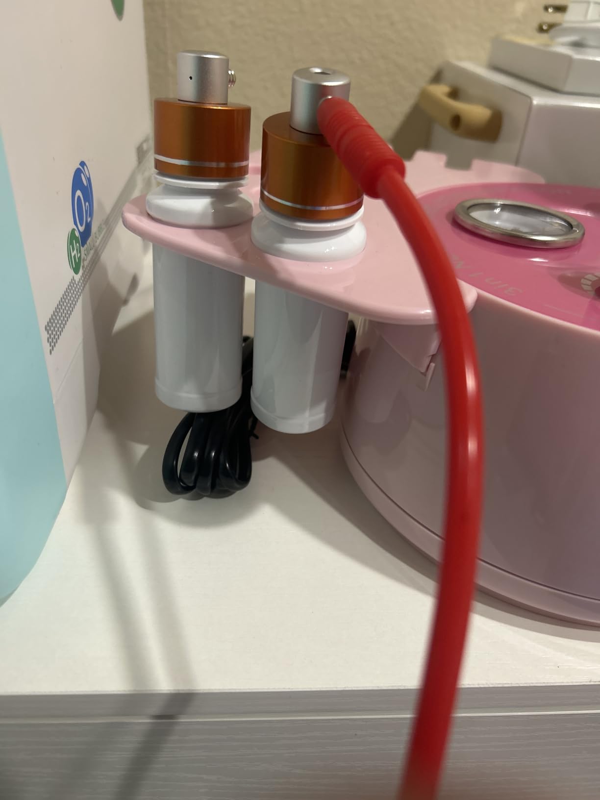 Diamond Microdermabrasion Machine Professional Beauty Facial Skin Care Equipment Microdermabrasion Device with Vacuum Spray for Salon Personal Home Use (Strong Suction Power: 65-68cmhg) customer photo 2