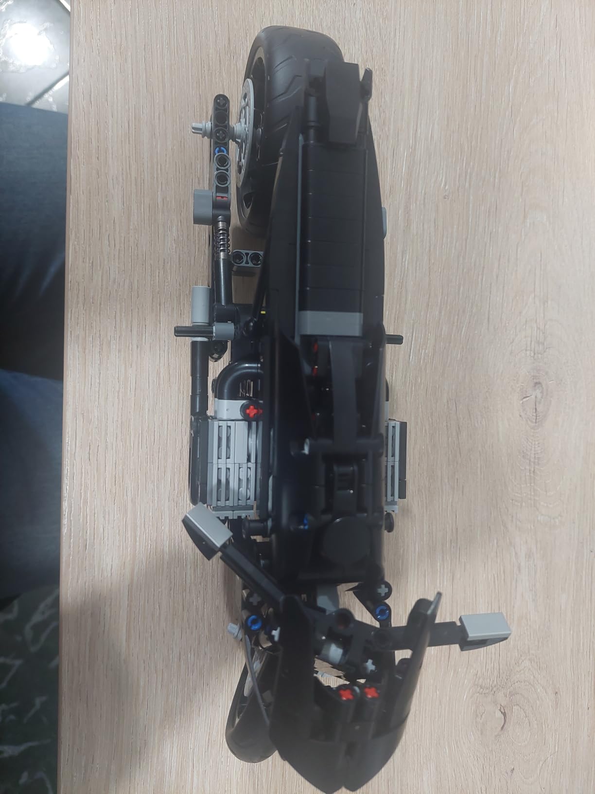 LEGO Technic The Batman - BATCYCLE Set 42155, Collectible Toy Motorcycle, Scale Model Building Kit of The Iconic Super Hero Bike from 2022 Movie customer photo 2