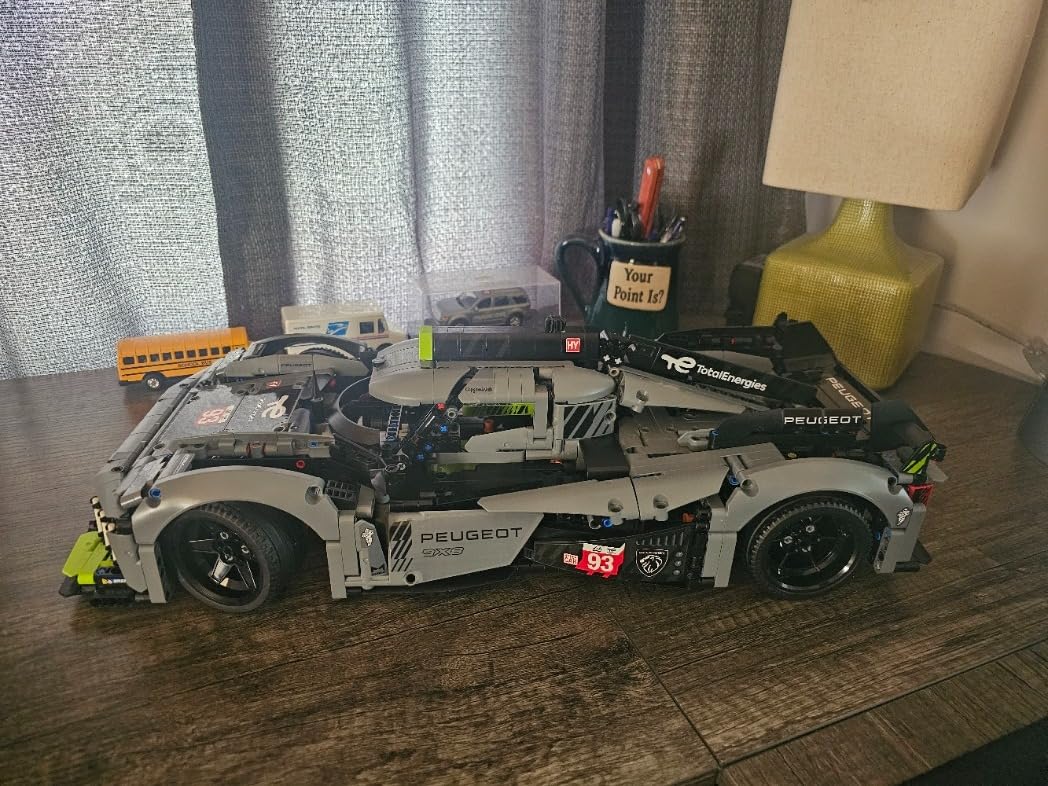 Technic Peugeot 9X8 24H Le Mans Hybrid Hypercar 42156 Collectible Race Car Building Kit for Adults and Teens, 1:10 Scale Racing Car Model, Gift for Motorsport Fans customer photo 1