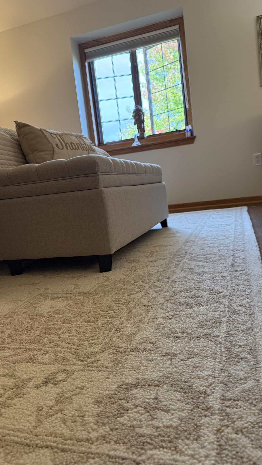 SAFAVIEH Area Rug 8x10 - Metro Collection - Large - Beige & Ivory, Handmade Wool, Oriental Medallion Design, Ideal for Living Room, Bedroom, Office, Dining Space (MET874B) customer photo 1
